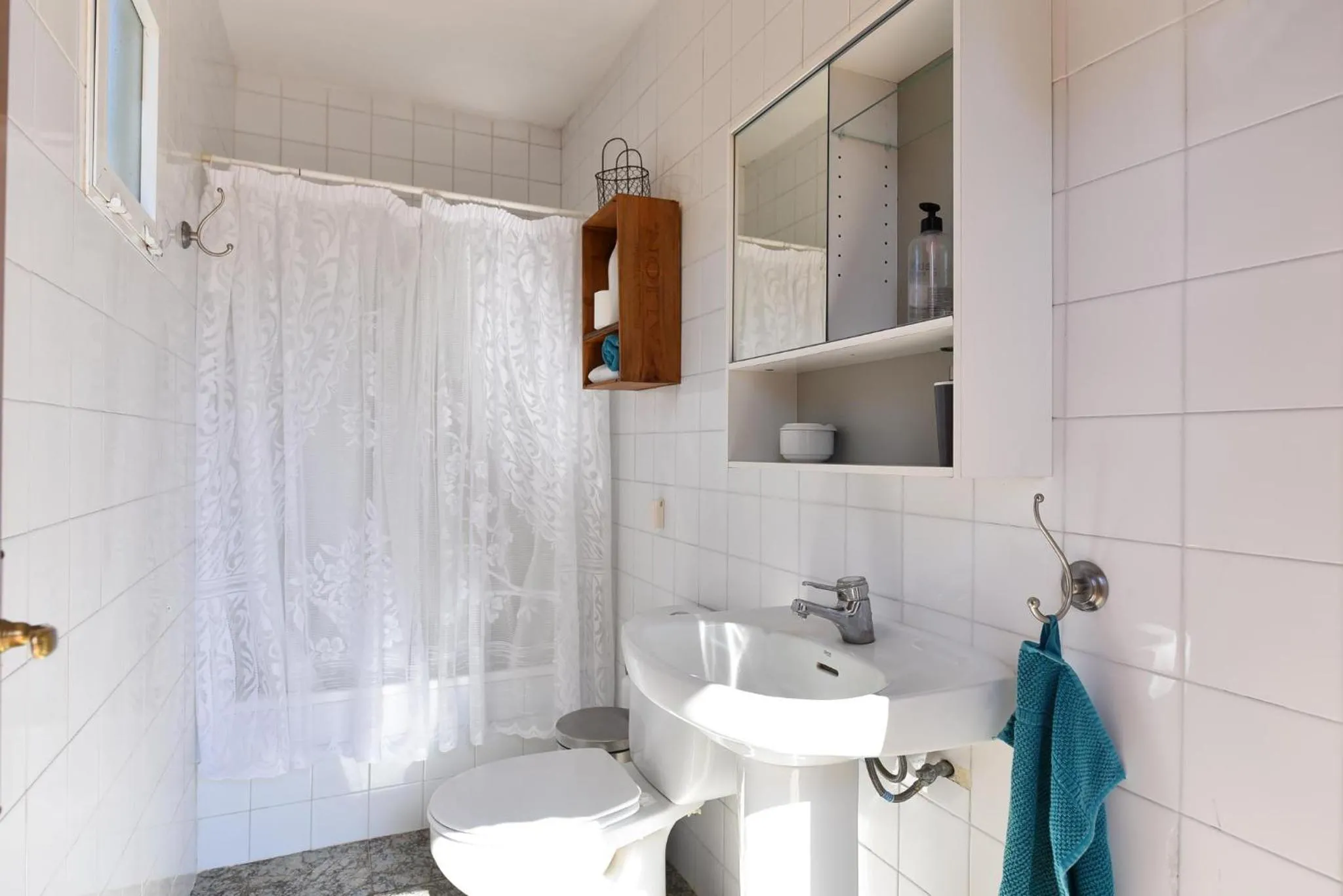 Shower in Finca Madroñal with Pool in Gran Canaria by VillaGranCanaria