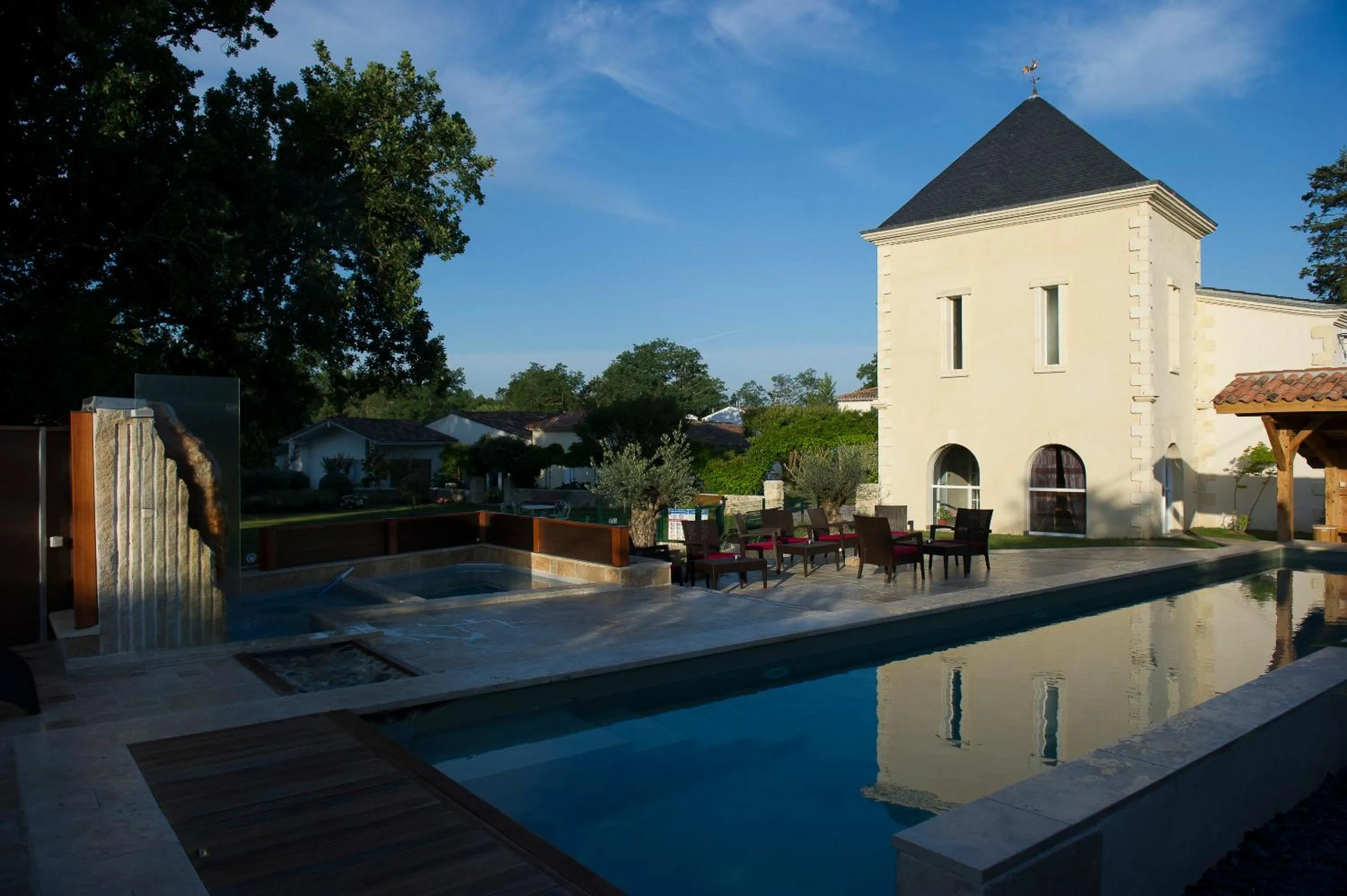 Swimming pool in Domaine de Larchey