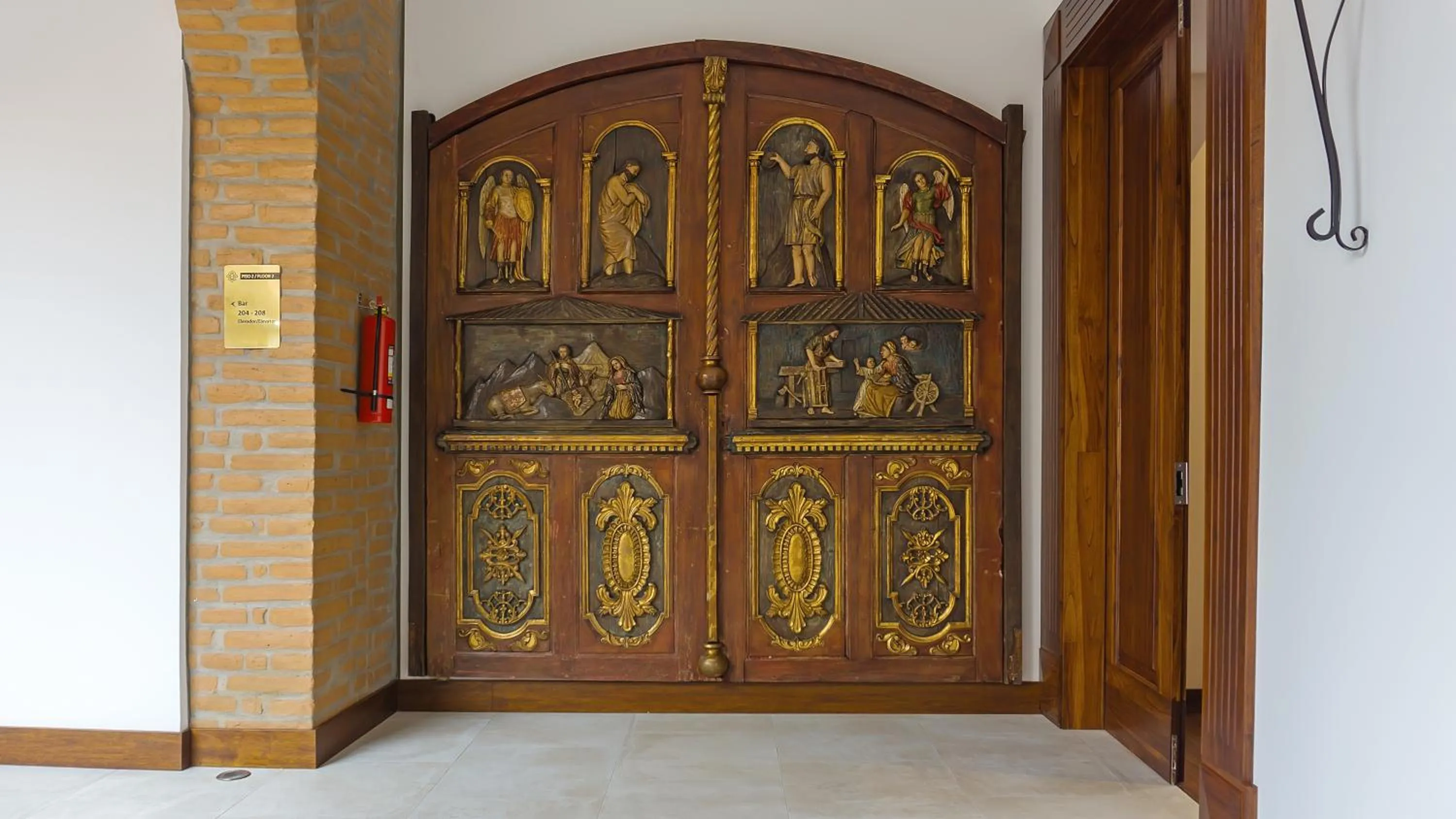 Decorative detail in Hotel Otavalo by Art Hotels