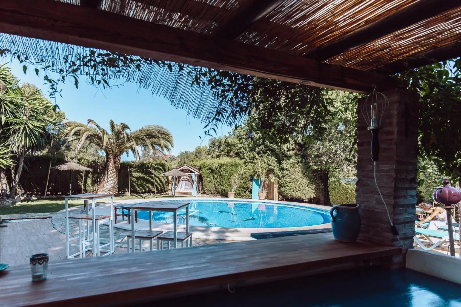 Swimming pool in Boutique Hotel Rancho Los Lobos