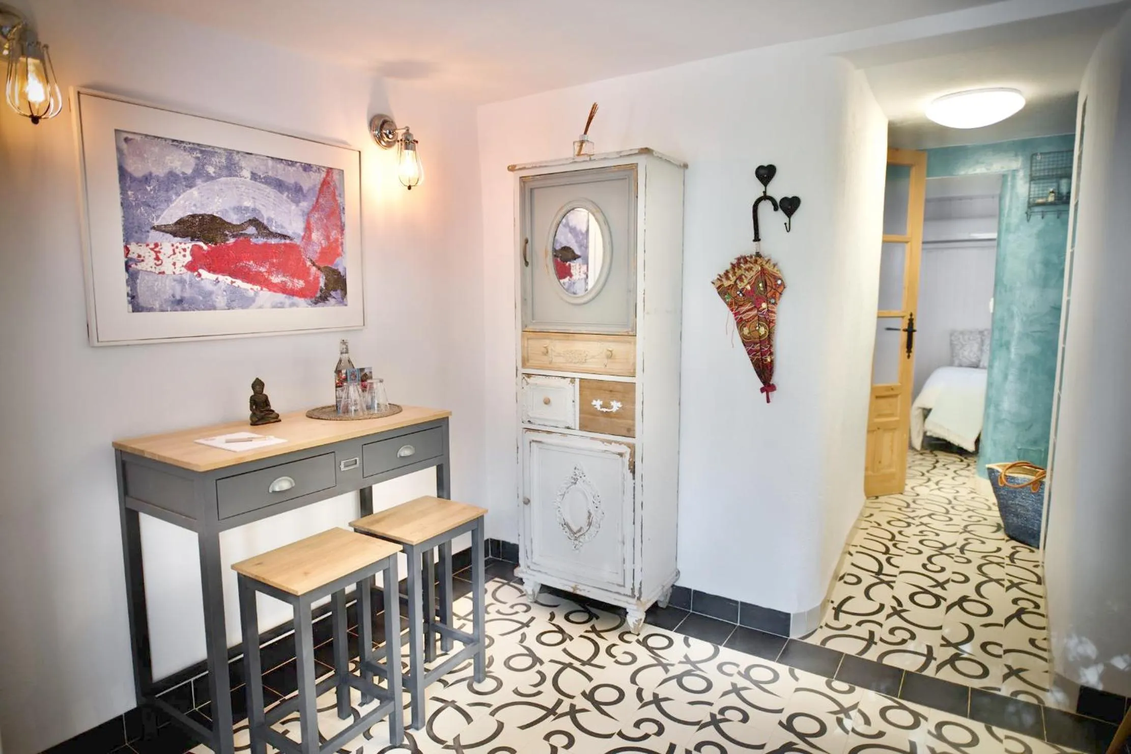 Living room in Boutique Hotel Rancho Los Lobos