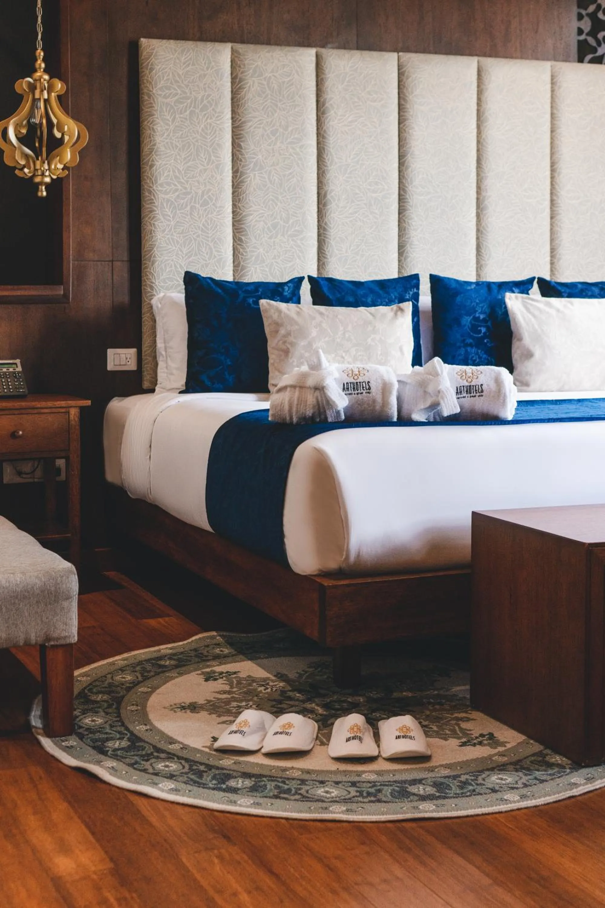 Decorative detail, Bed in Hotel Cruz del Vado by Art Hotels