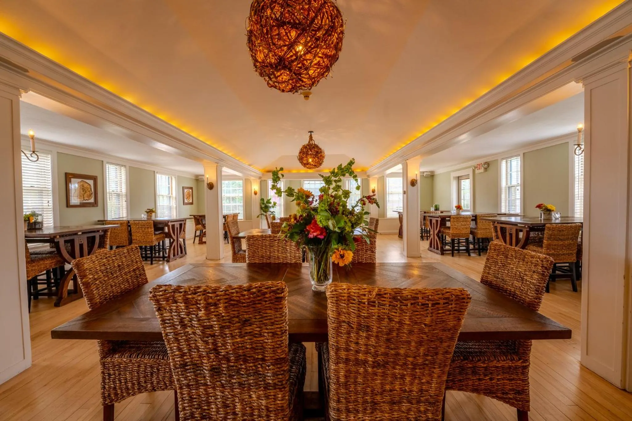 Dining area in Franconia Inn