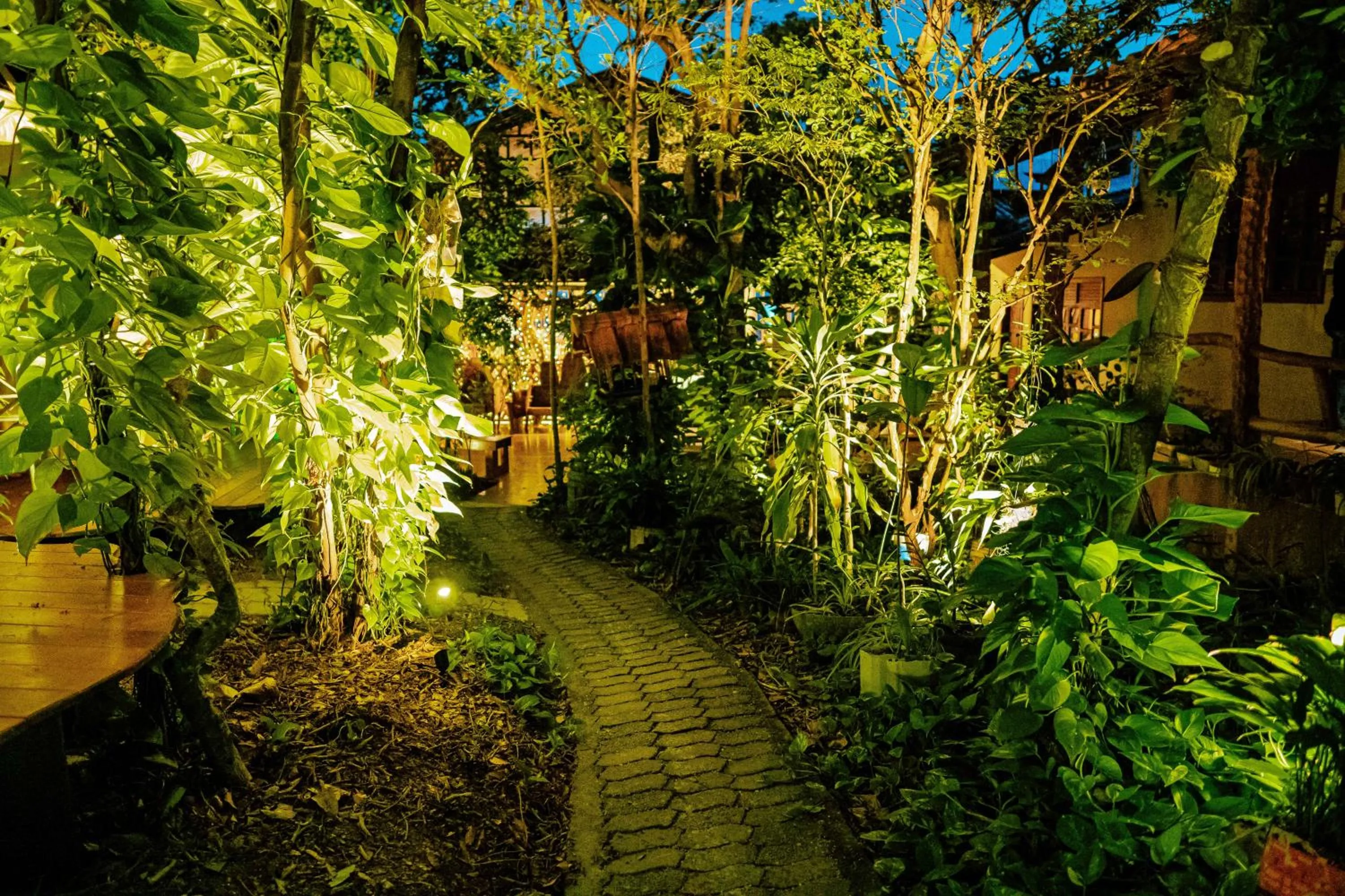 Garden in Pousada Pau Brasil Ubu