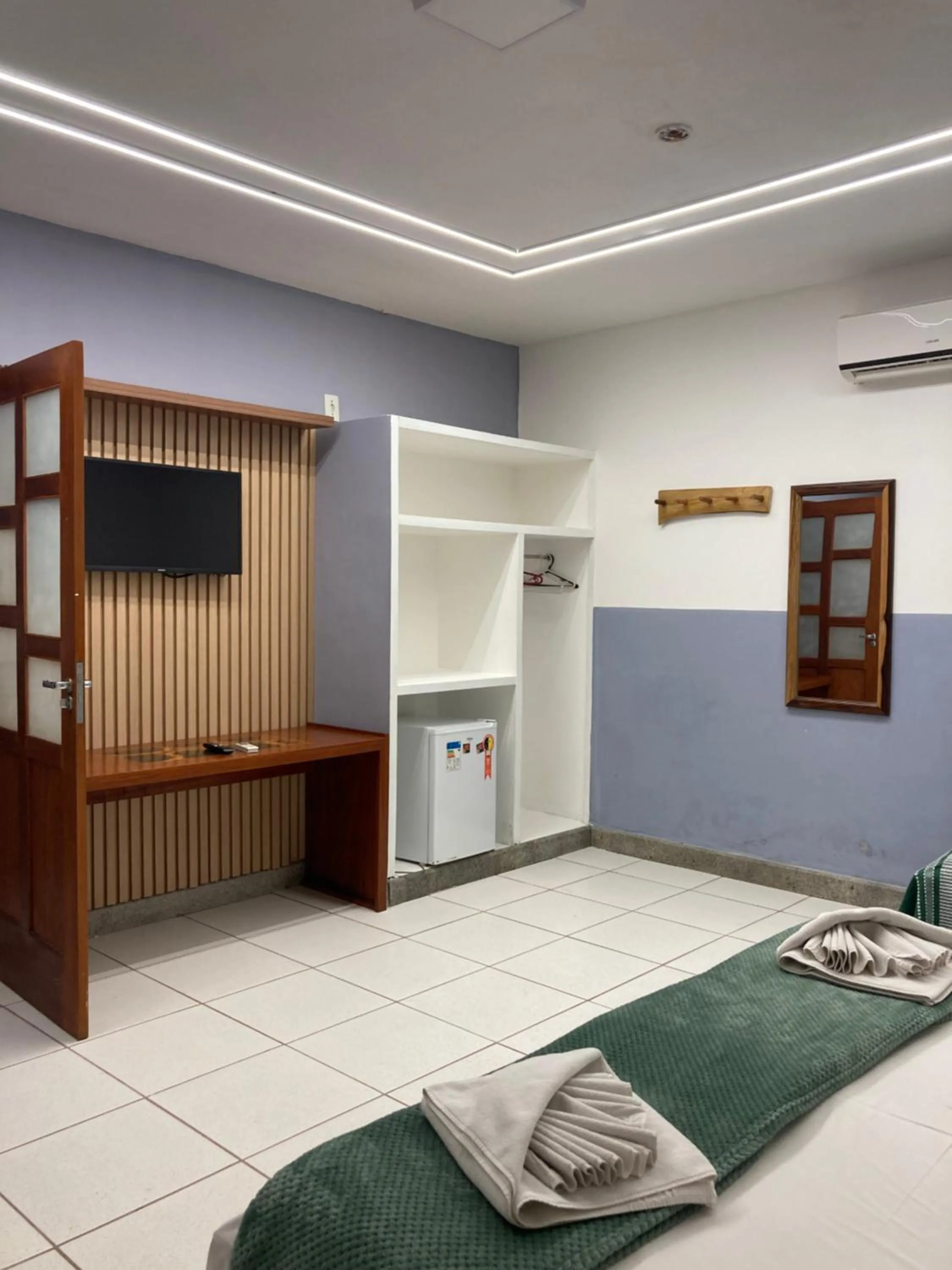 Bed in Pousada Pau Brasil Ubu