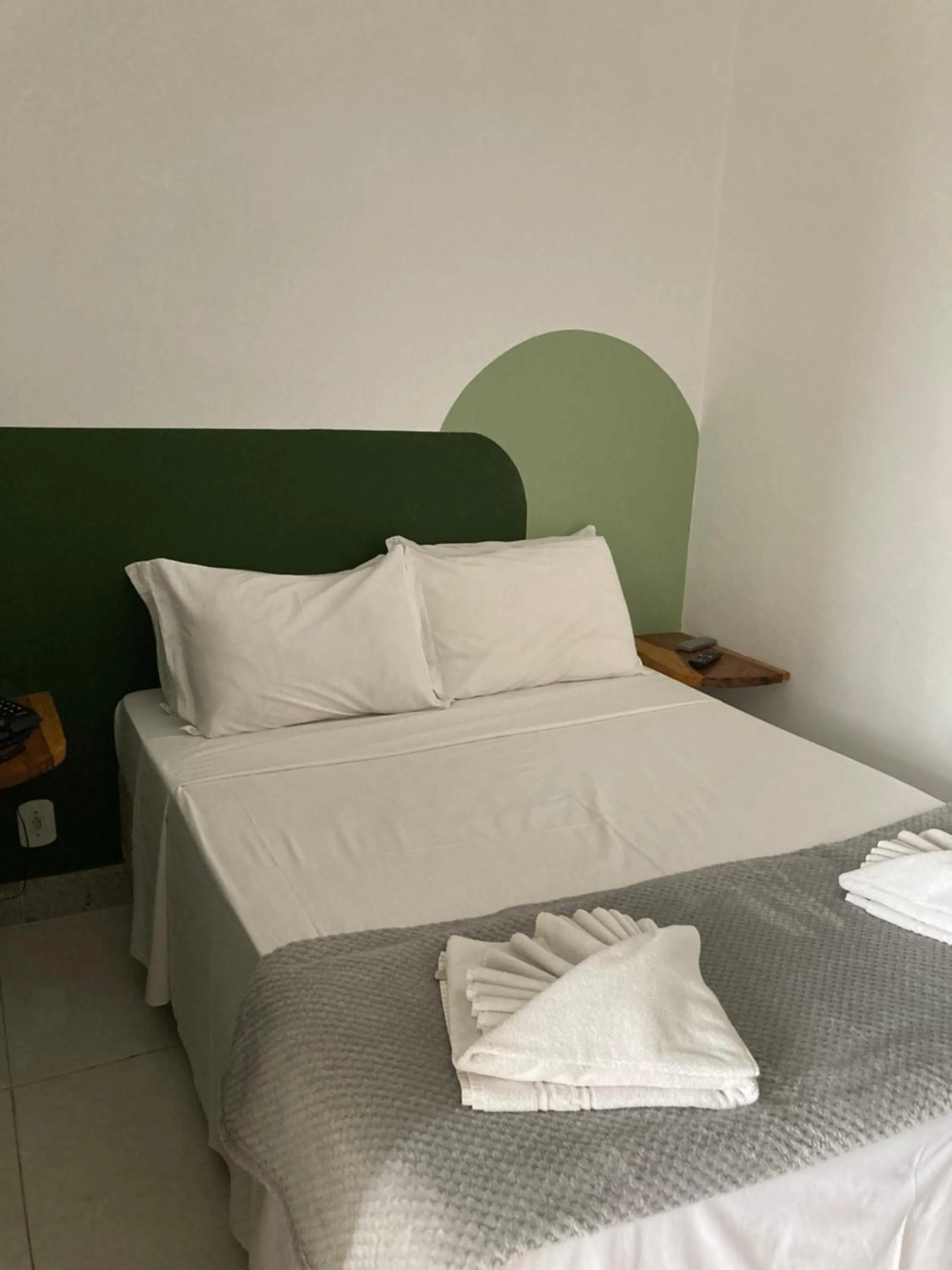 Bed in Pousada Pau Brasil Ubu