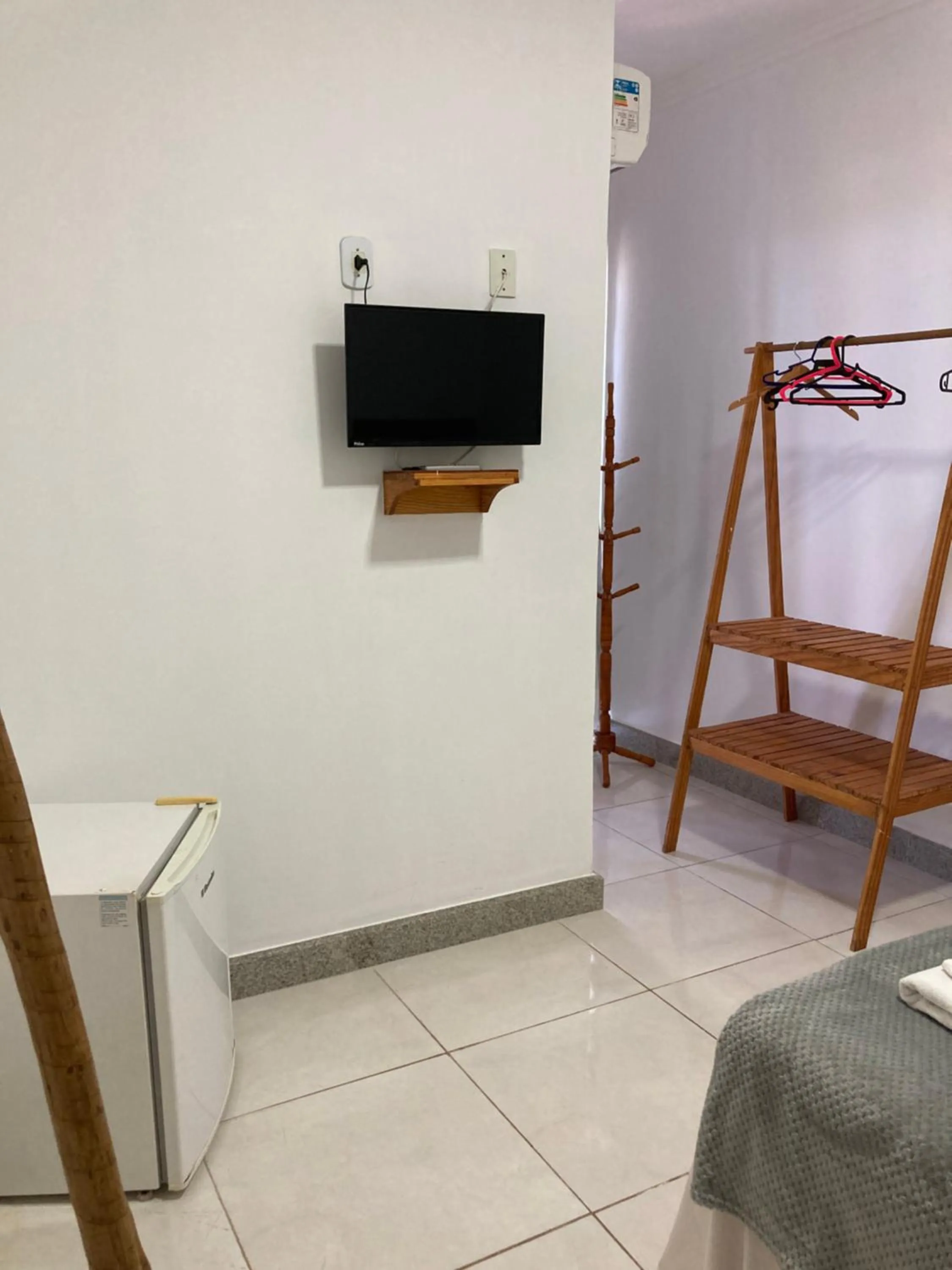 Bed in Pousada Pau Brasil Ubu