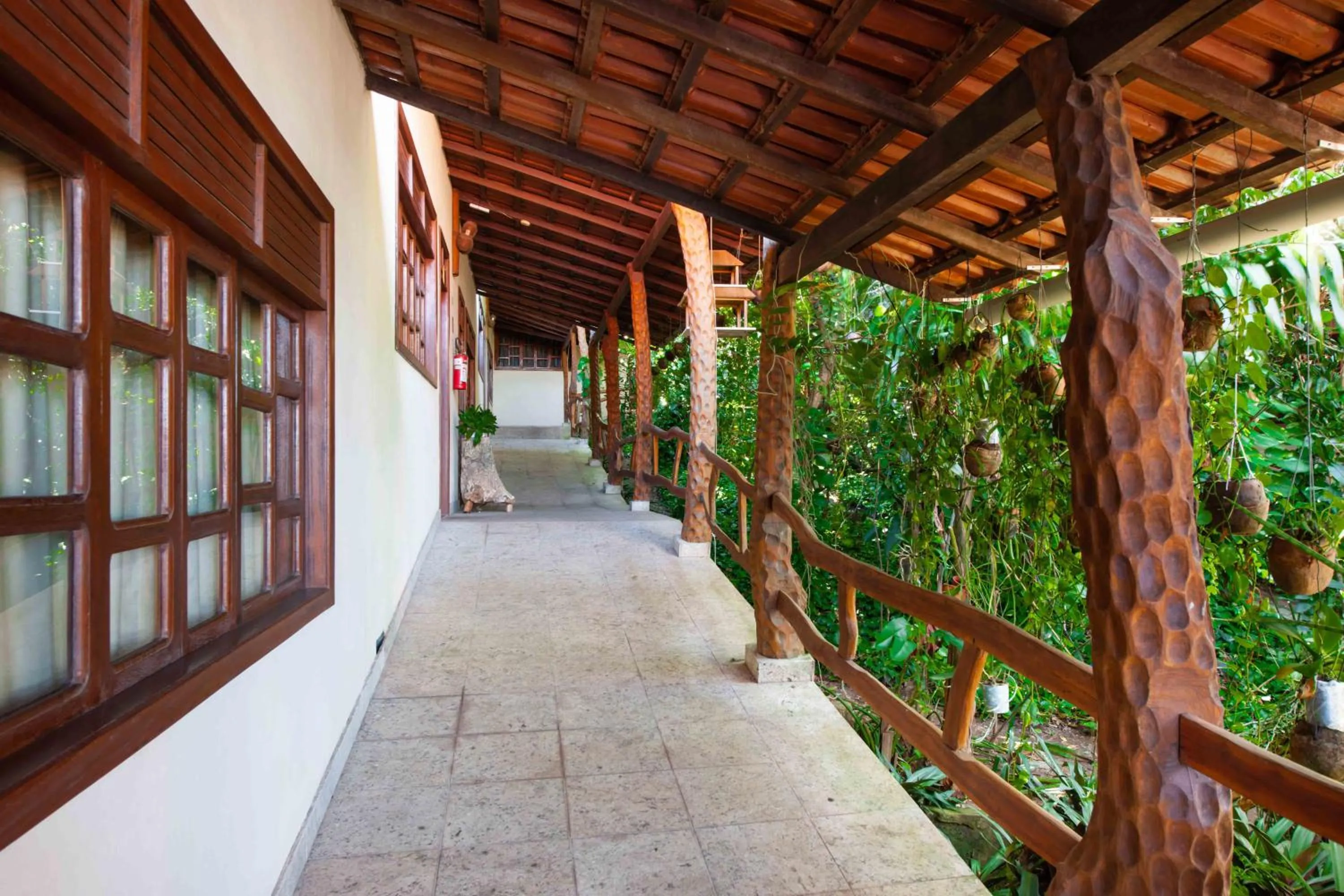 Balcony/Terrace in Pousada Pau Brasil Ubu