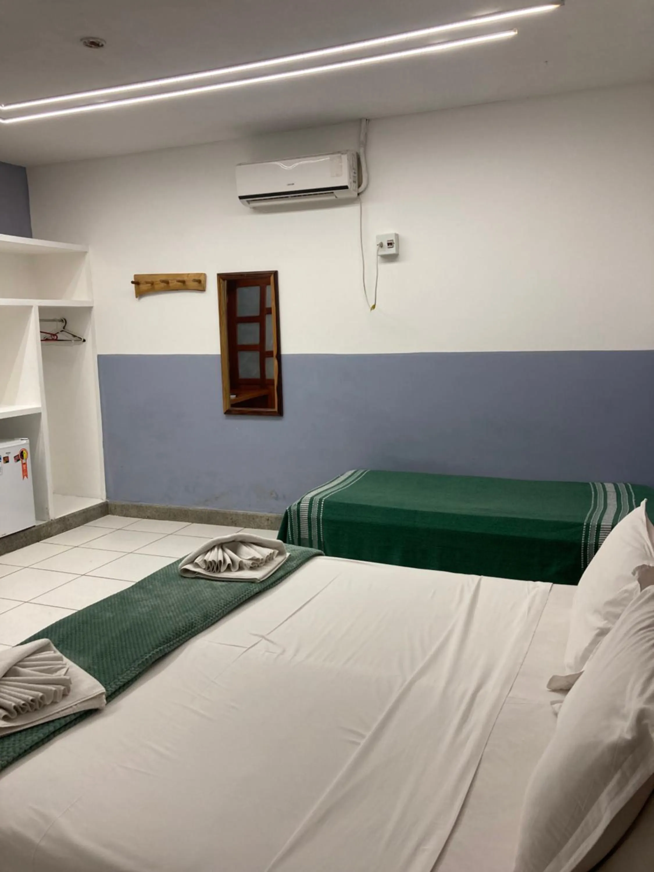 Bed in Pousada Pau Brasil Ubu