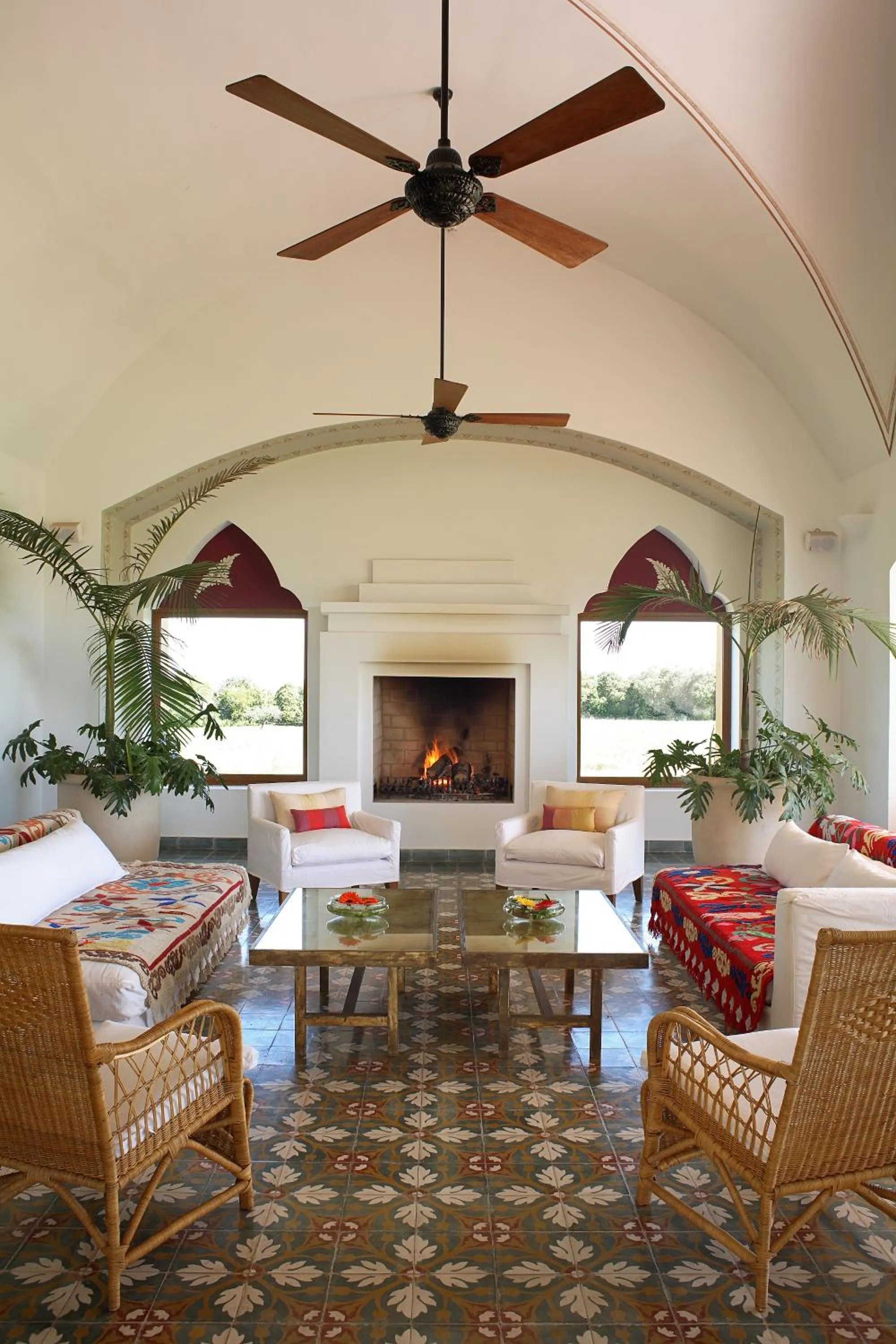 Patio in El Colibri - Relais & Châteaux