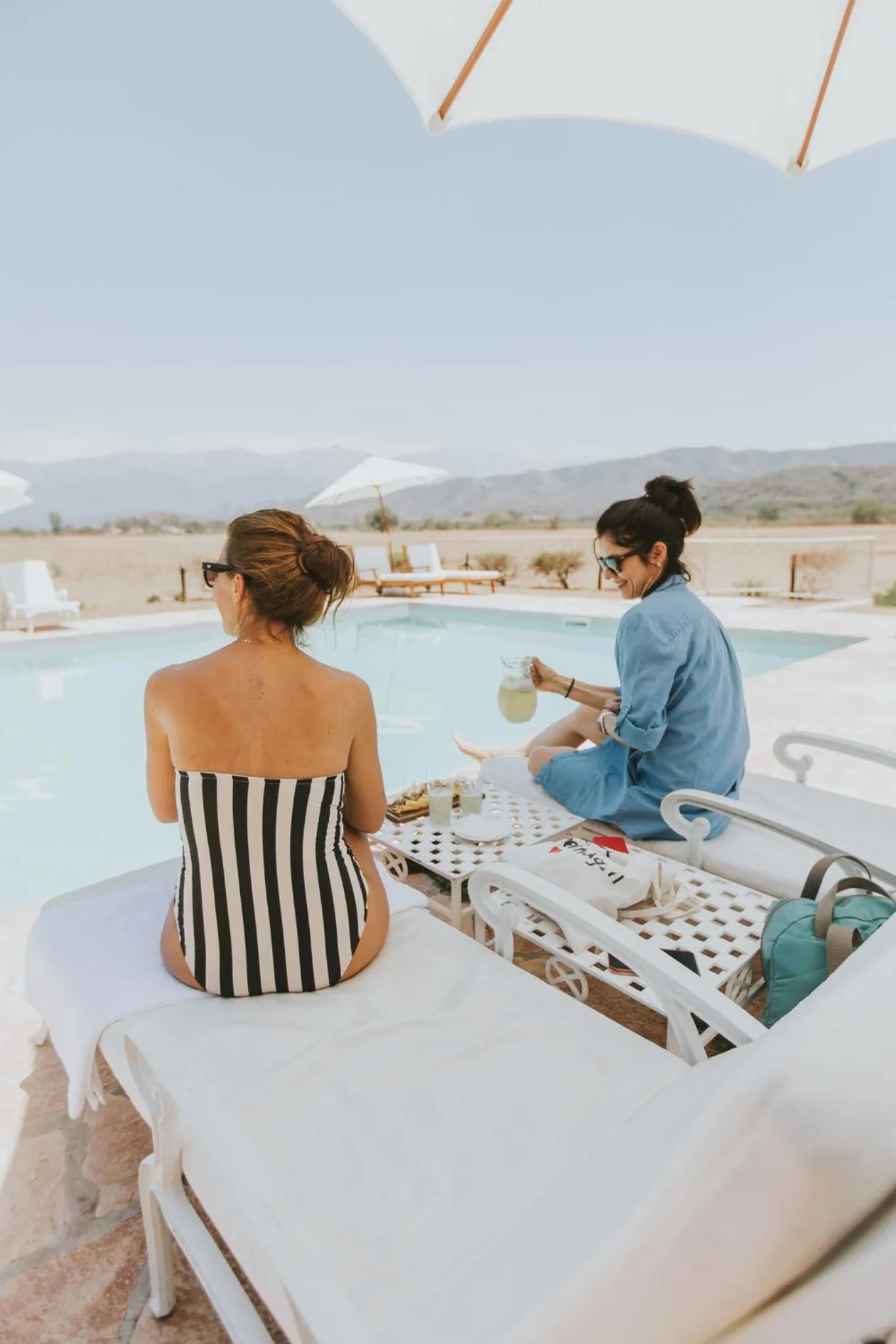 Pool view in House of Jasmines Relais & Châteaux