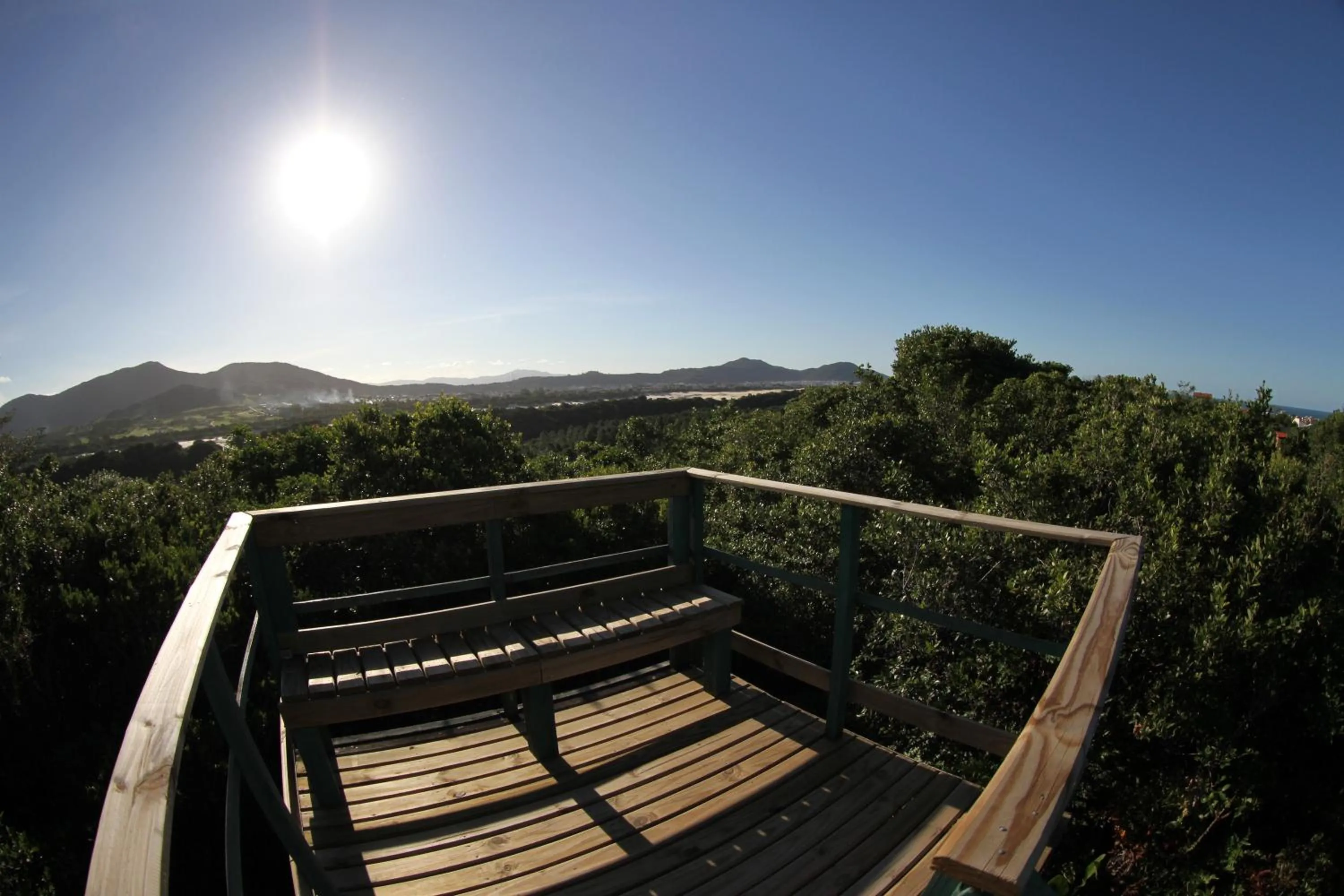 Mountain view in Pousada Mares do Santinho