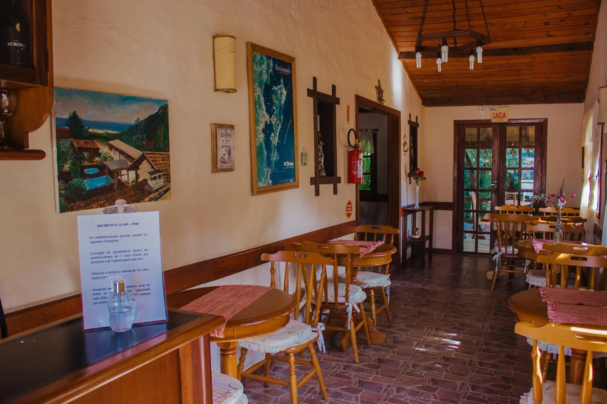Buffet breakfast in Pousada Mares do Santinho