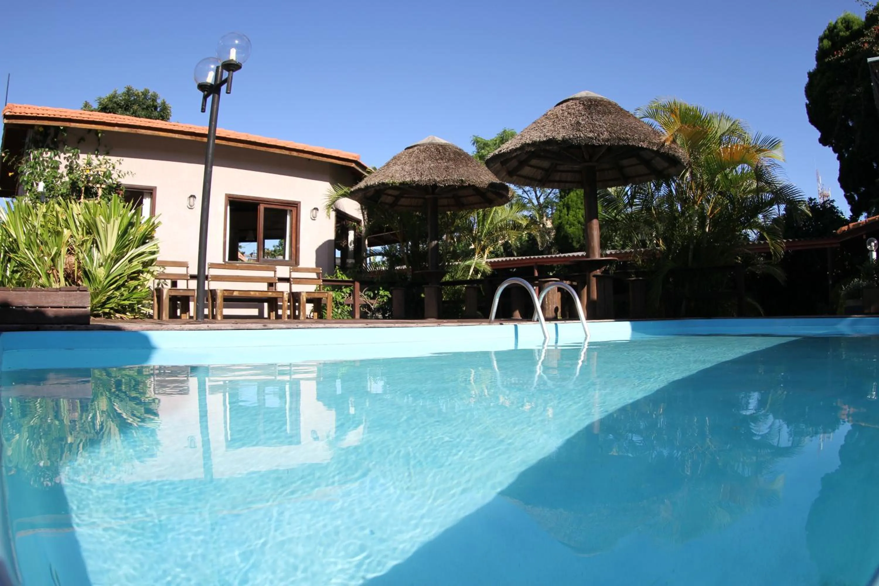 Pool view in Pousada Mares do Santinho