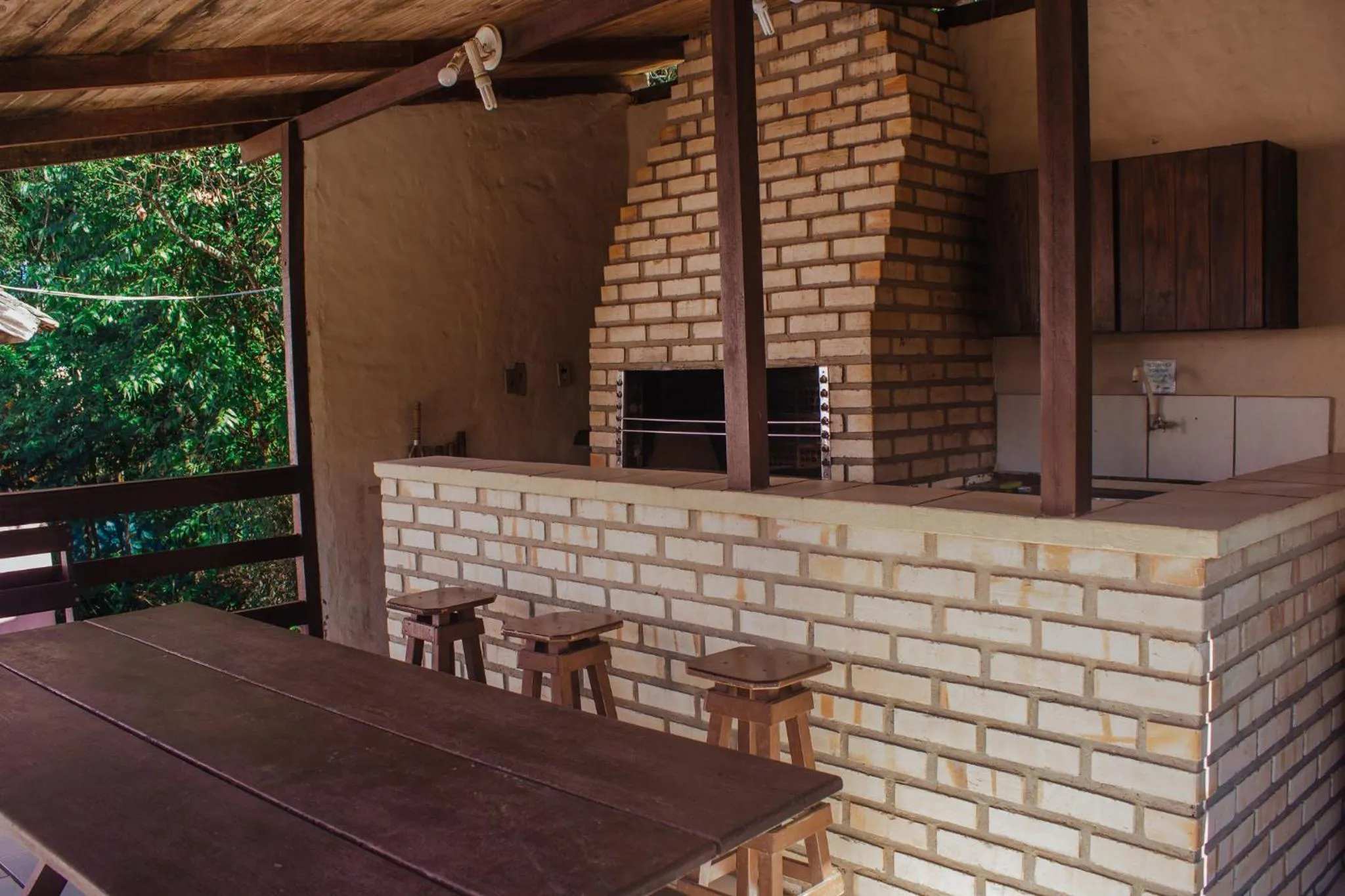 BBQ facilities in Pousada Mares do Santinho