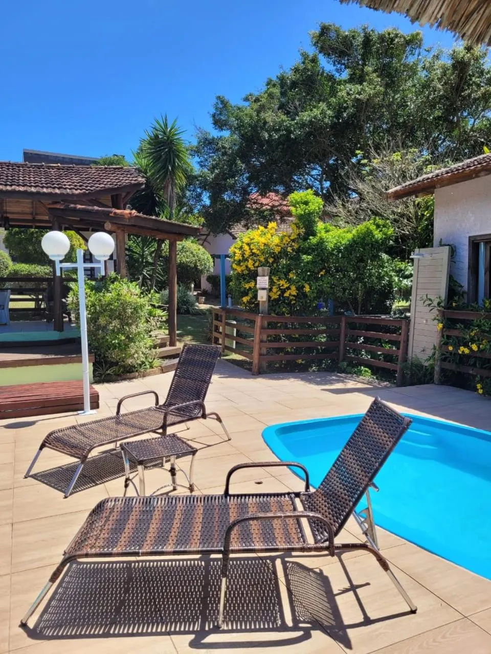 Swimming pool in Pousada Mares do Santinho