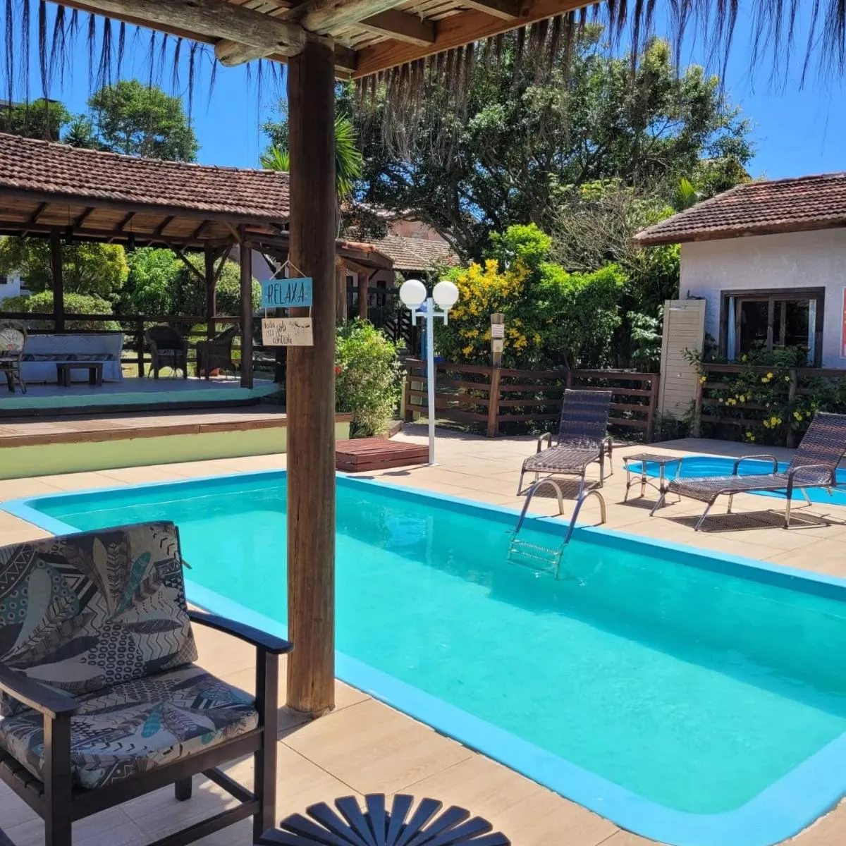Swimming pool in Pousada Mares do Santinho