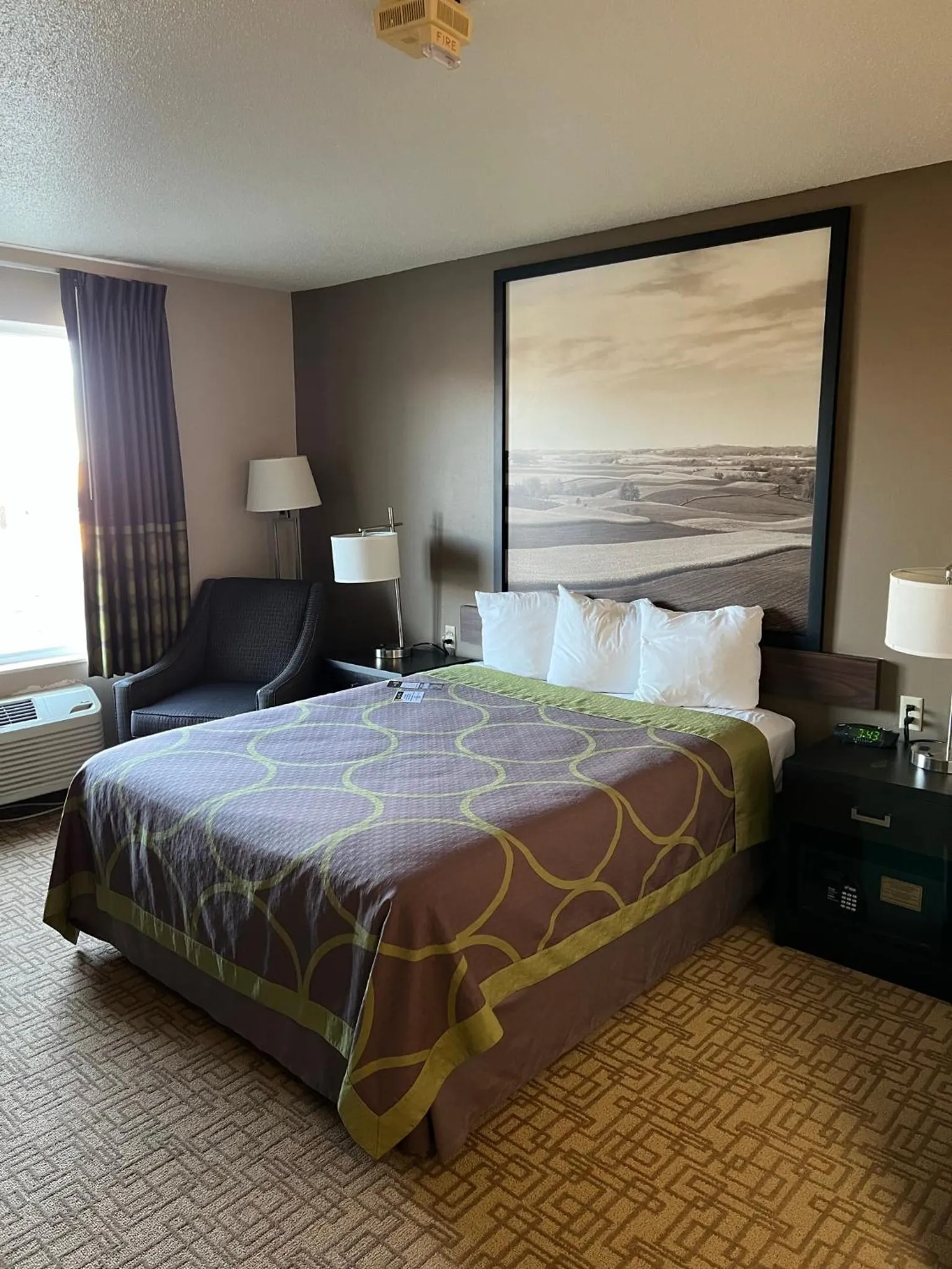 Bed in Super 8 by Wyndham Jackson MN