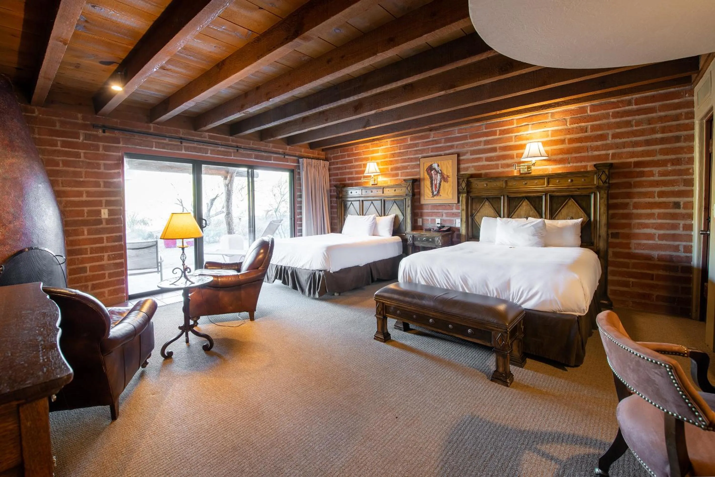 Bed in Tanque Verde Guest Ranch