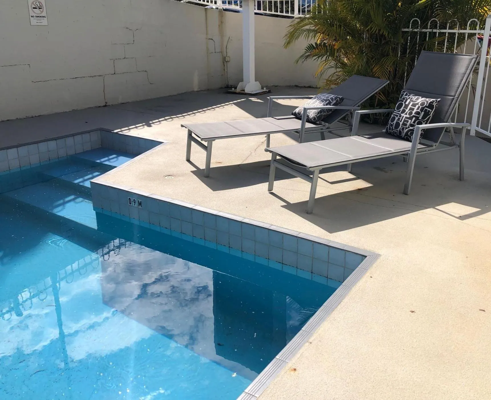 Pool view in Matador Motor Inn