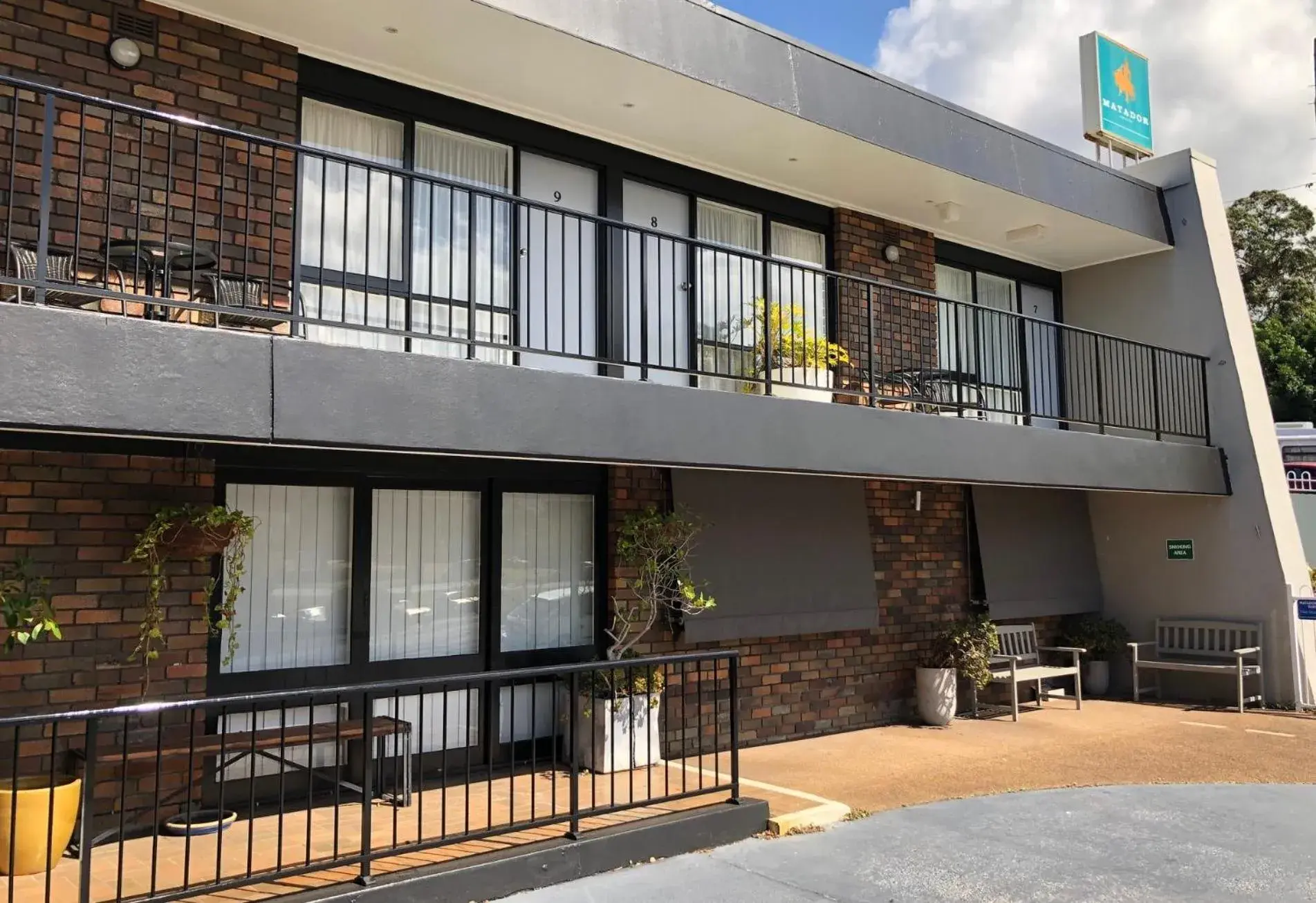 Facade/entrance in Matador Motor Inn Facade/entrance in Matador Motor Inn