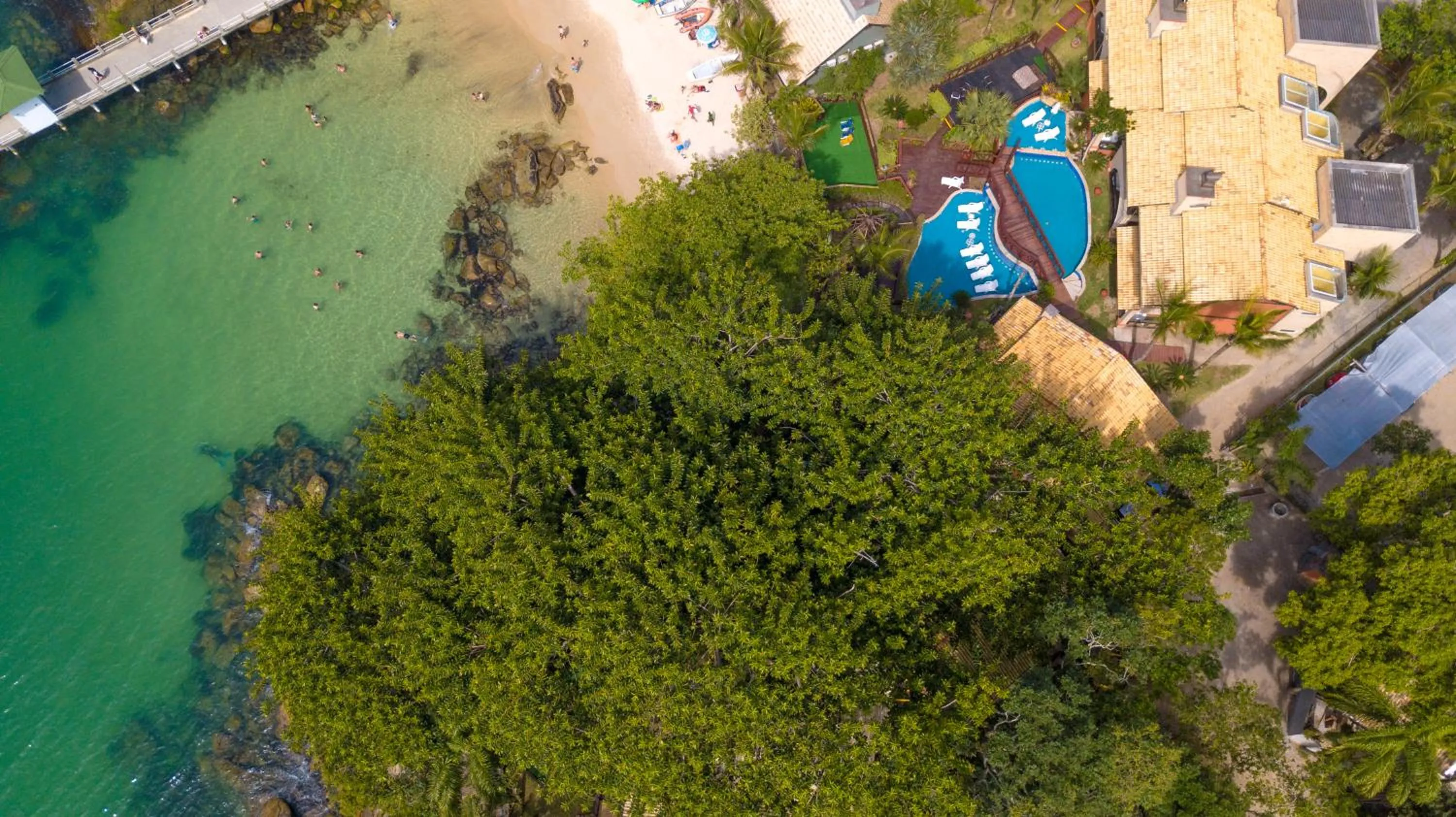 Beach in Pousada Boulevard Bombinhas