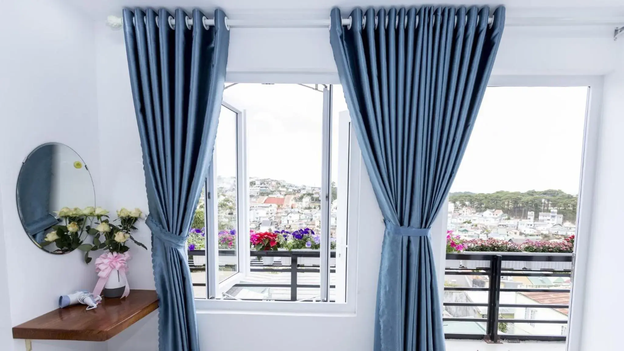 City view in Ha Khoa Hotel Dalat City view in Ha Khoa Hotel Dalat