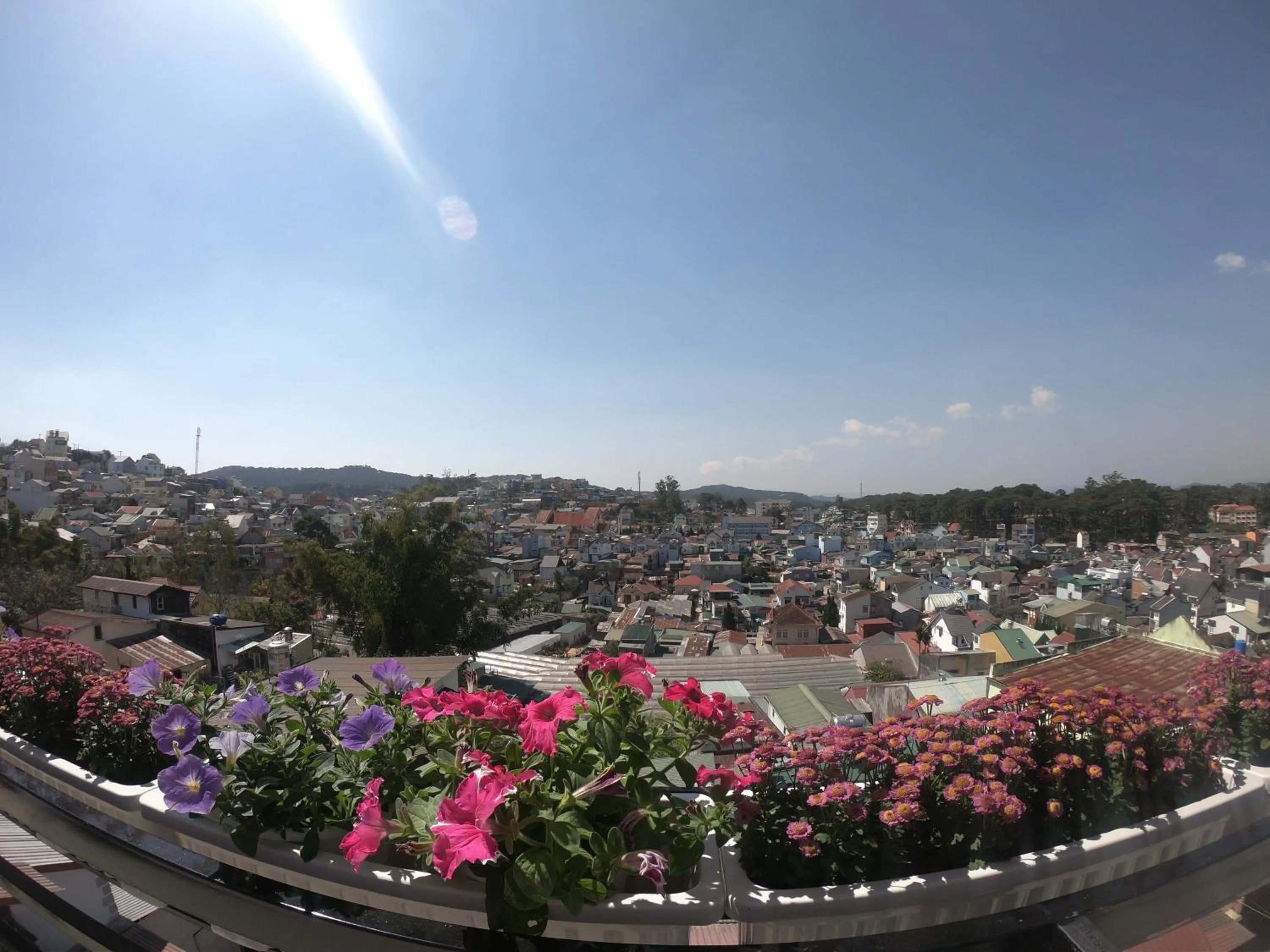 Balcony/Terrace in Ha Khoa Hotel Dalat