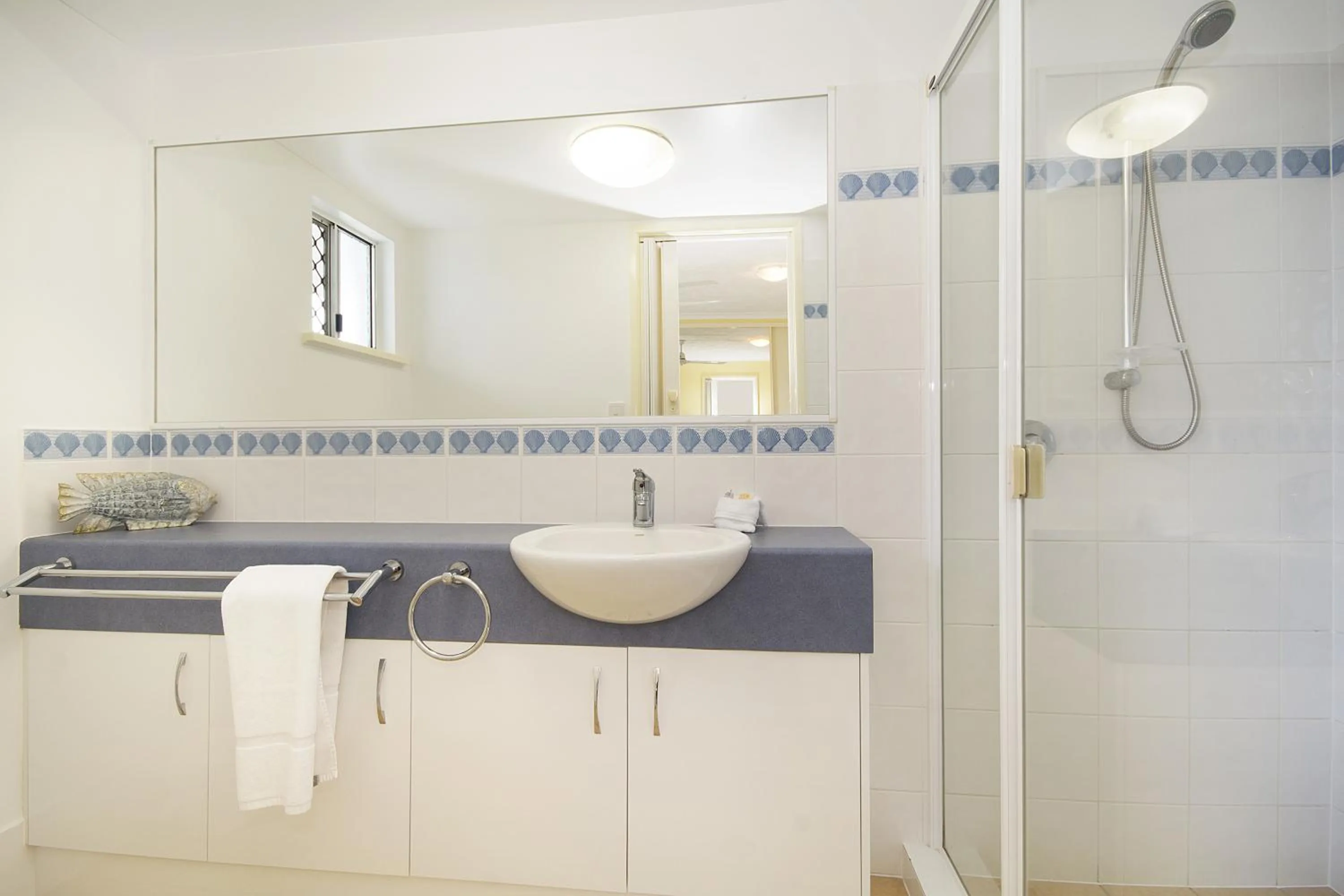 Bathroom in Sandy Shores Holiday Units