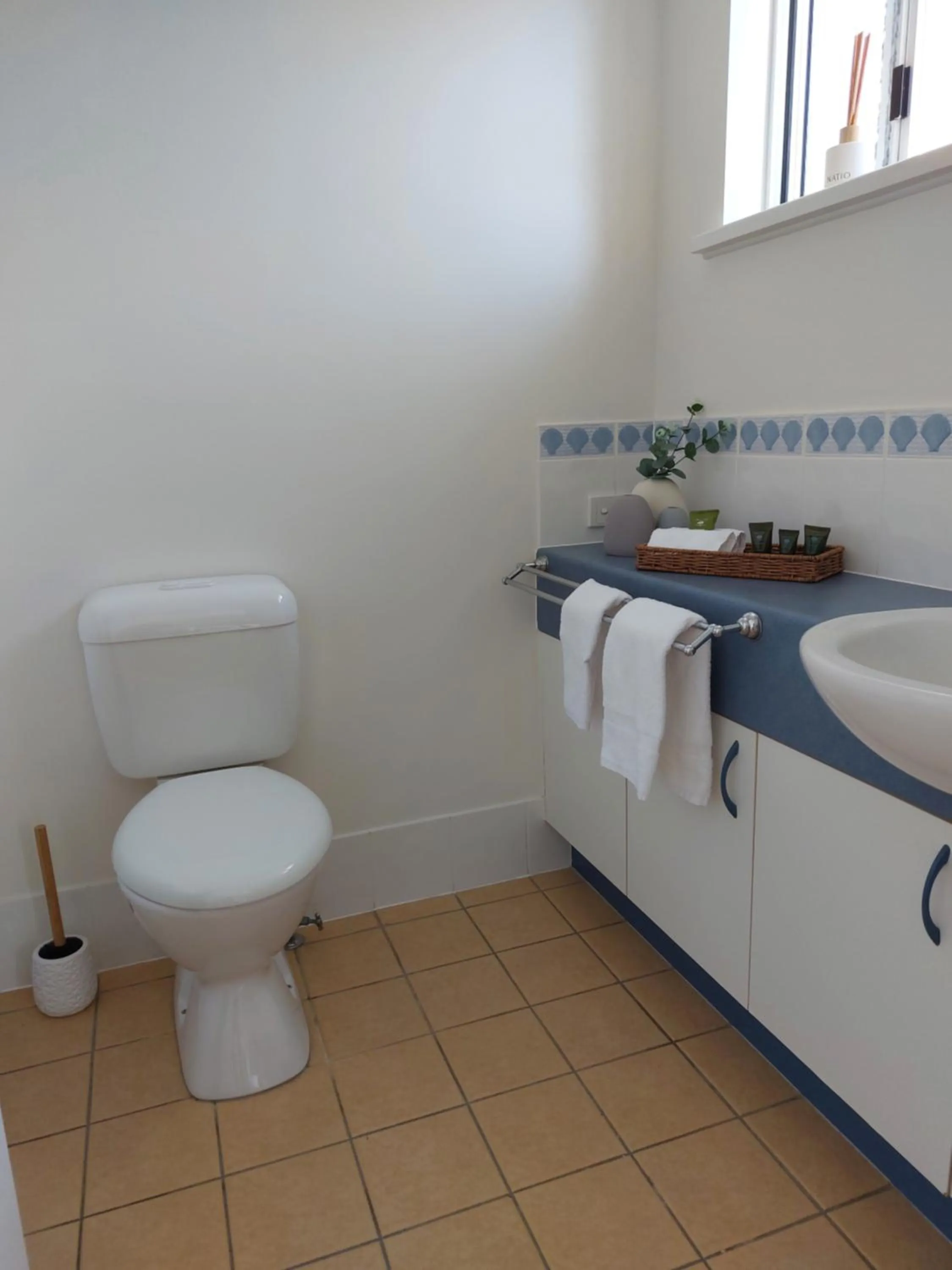 Bathroom in Sandy Shores Holiday Units