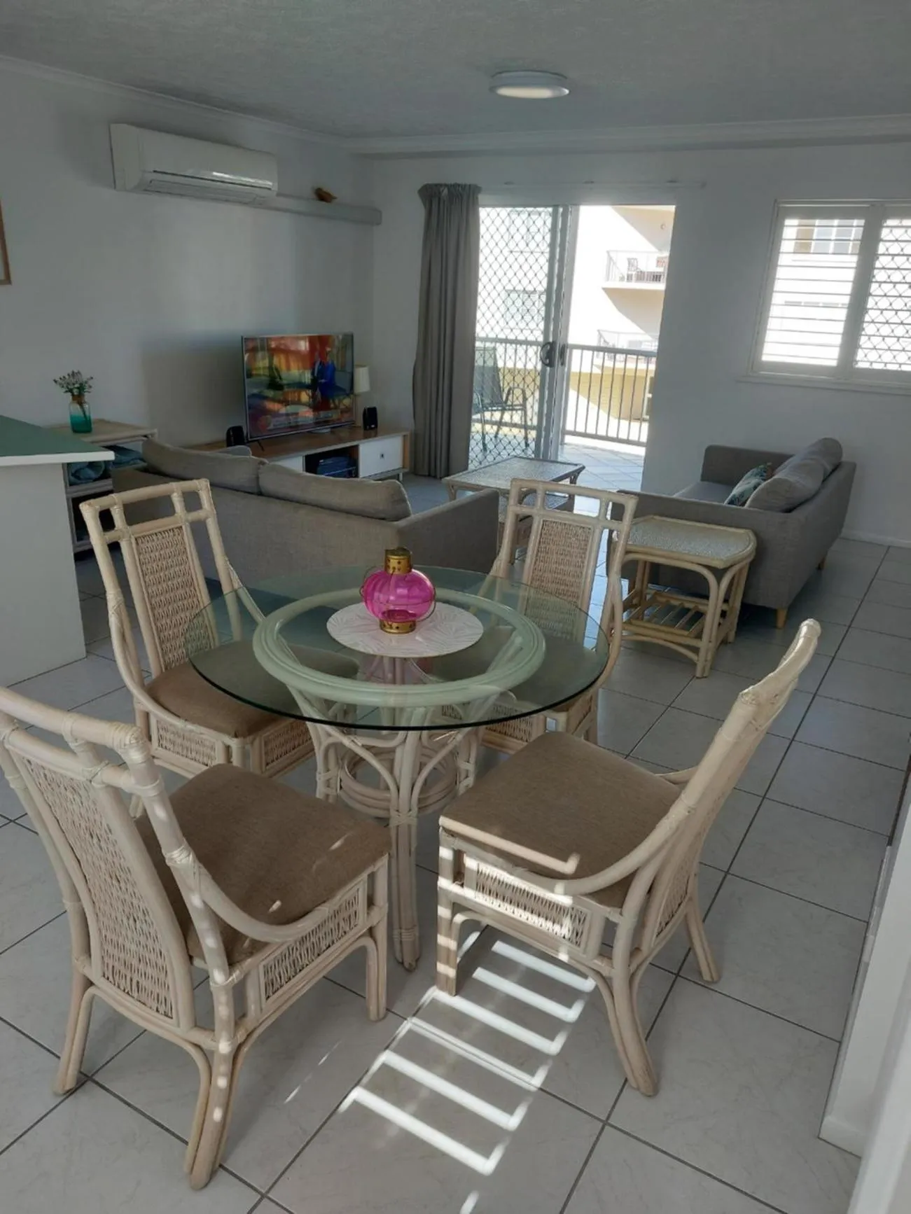 Dining area in Sandy Shores Holiday Units