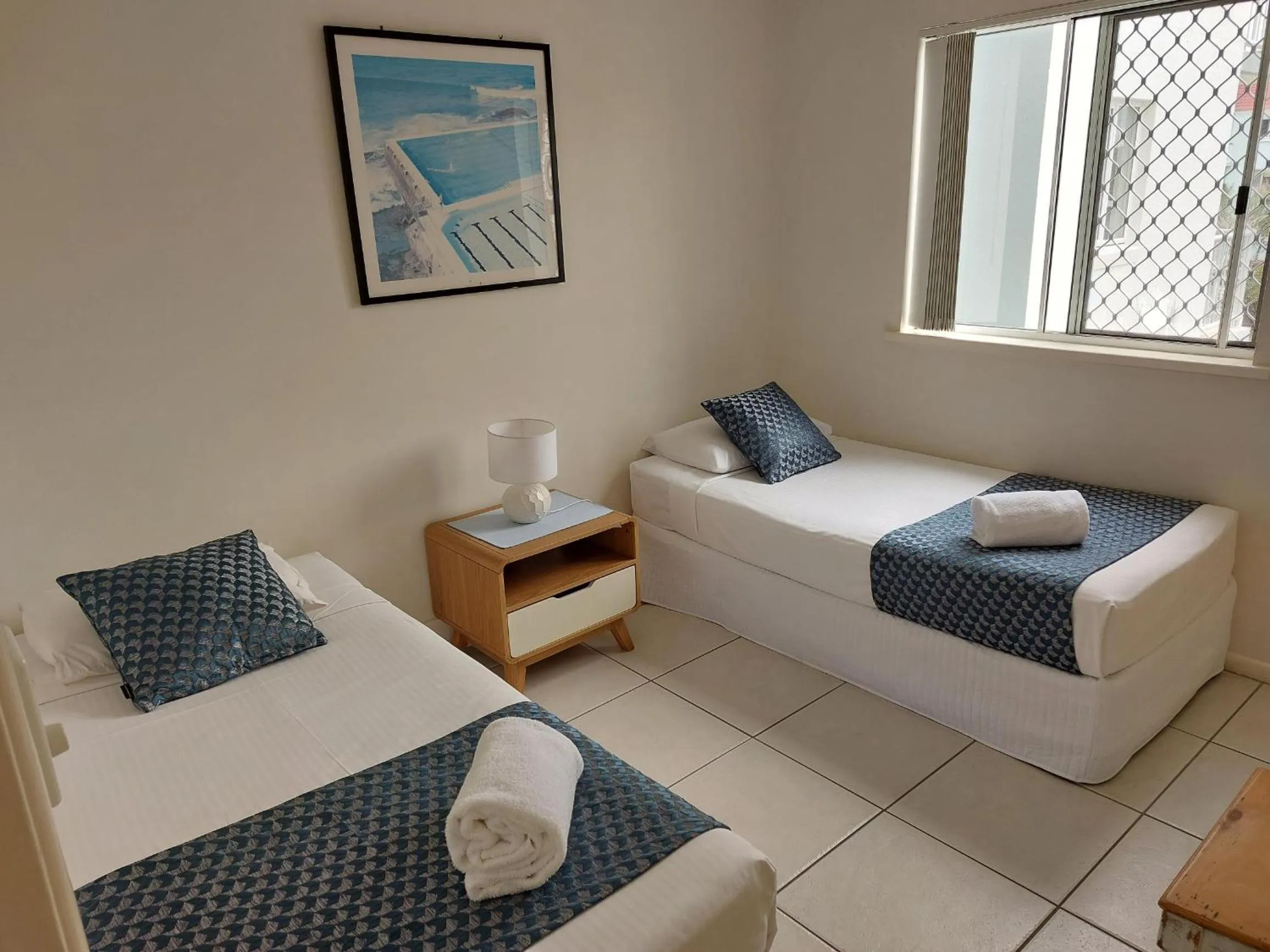 Bedroom, Bed in Sandy Shores Holiday Units