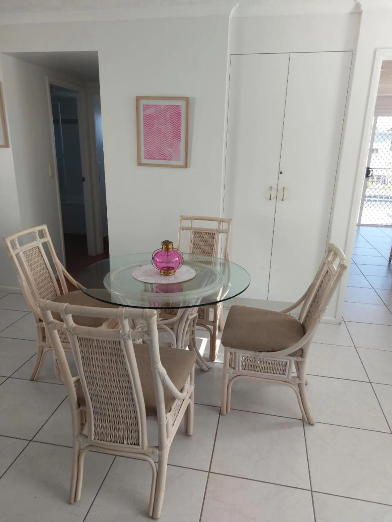 Dining area in Sandy Shores Holiday Units