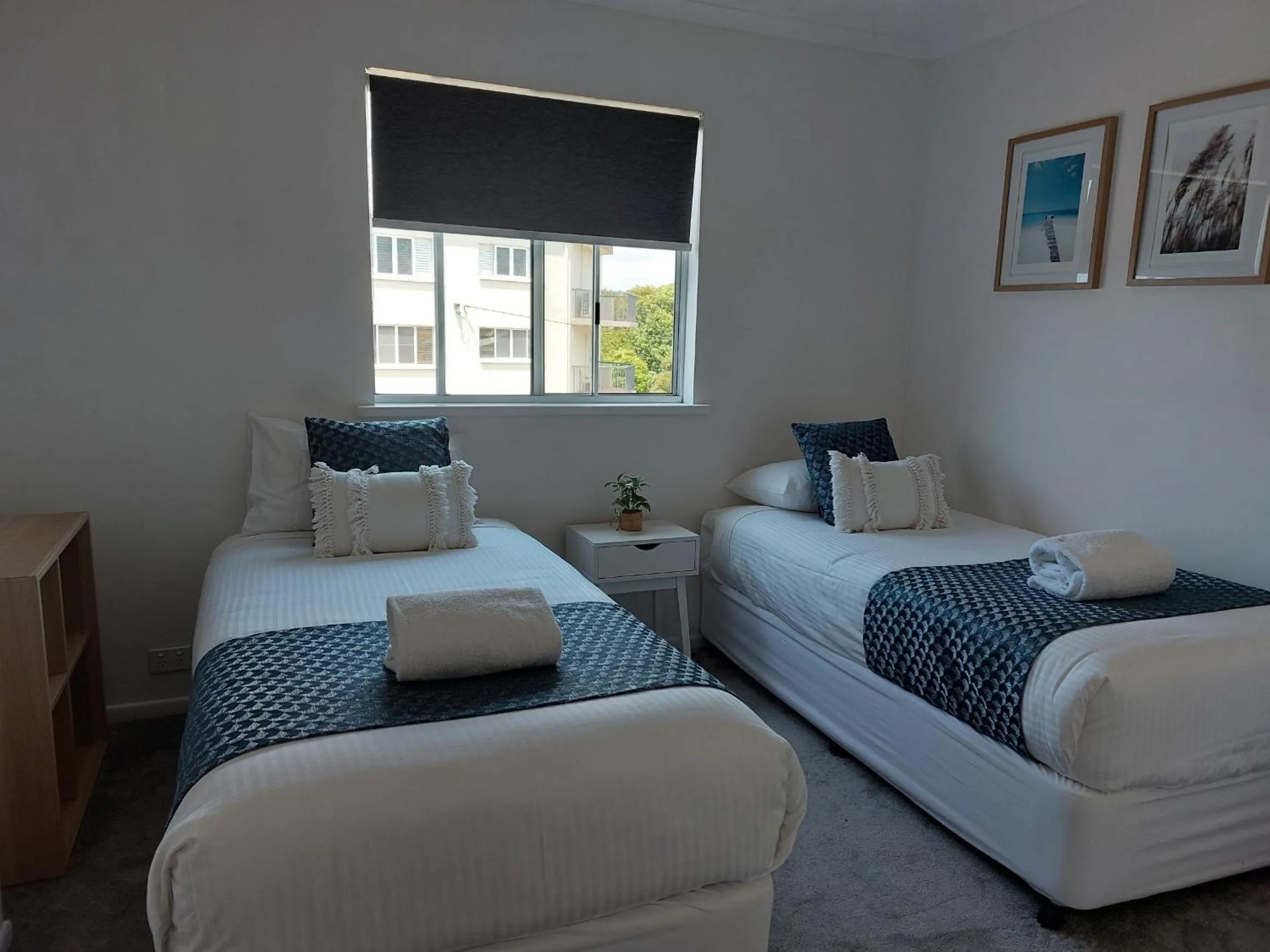 Bedroom, Bed in Sandy Shores Holiday Units