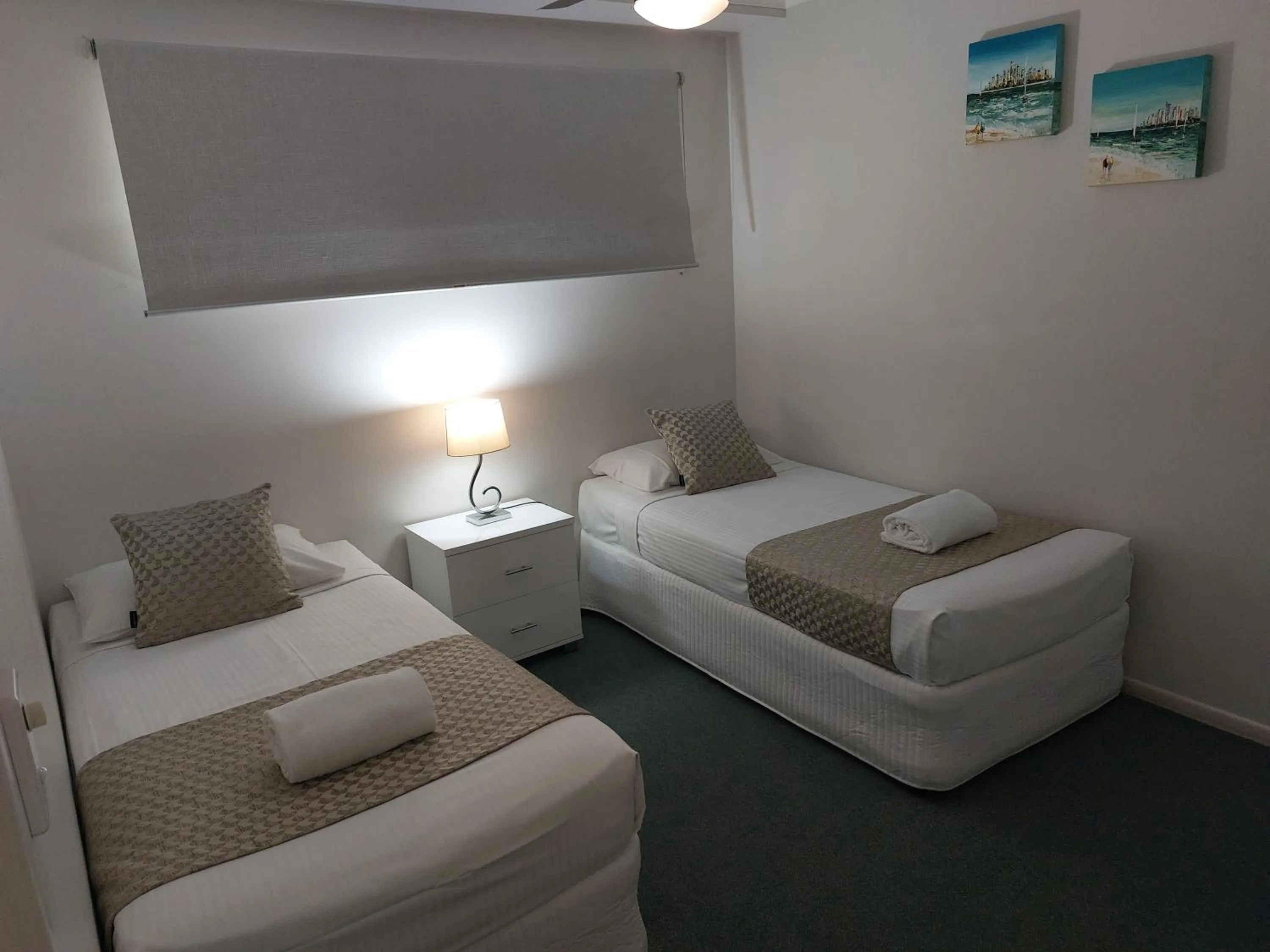 Bedroom, Bed in Sandy Shores Holiday Units