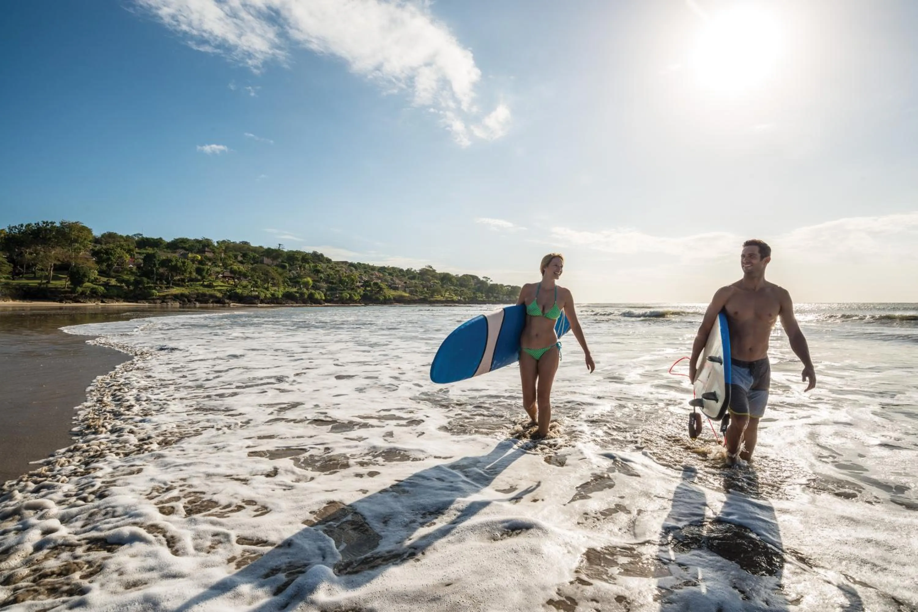 People in Four Seasons Resort Bali at Jimbaran Bay