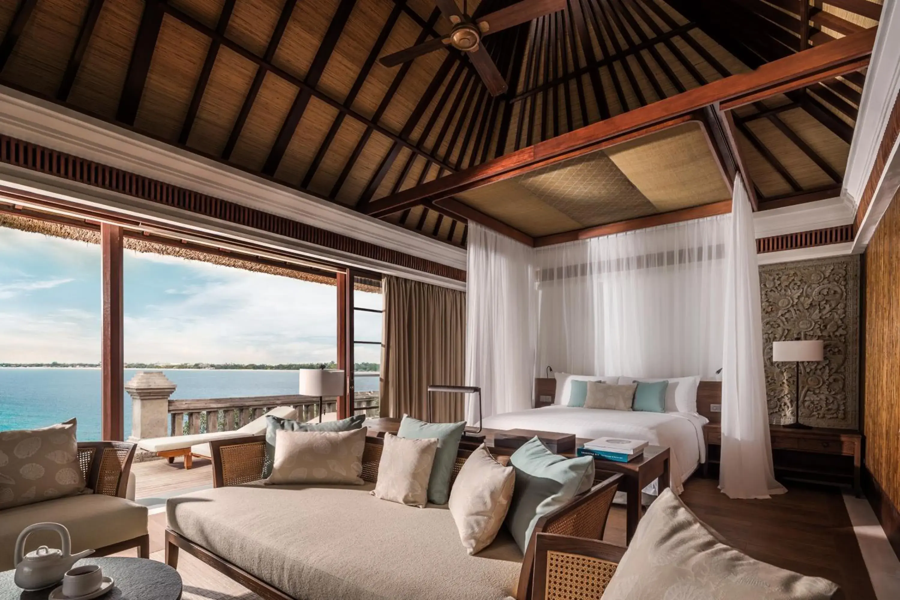 Bedroom in Four Seasons Resort Bali at Jimbaran Bay Bedroom in Four Seasons Resort Bali at Jimbaran Bay