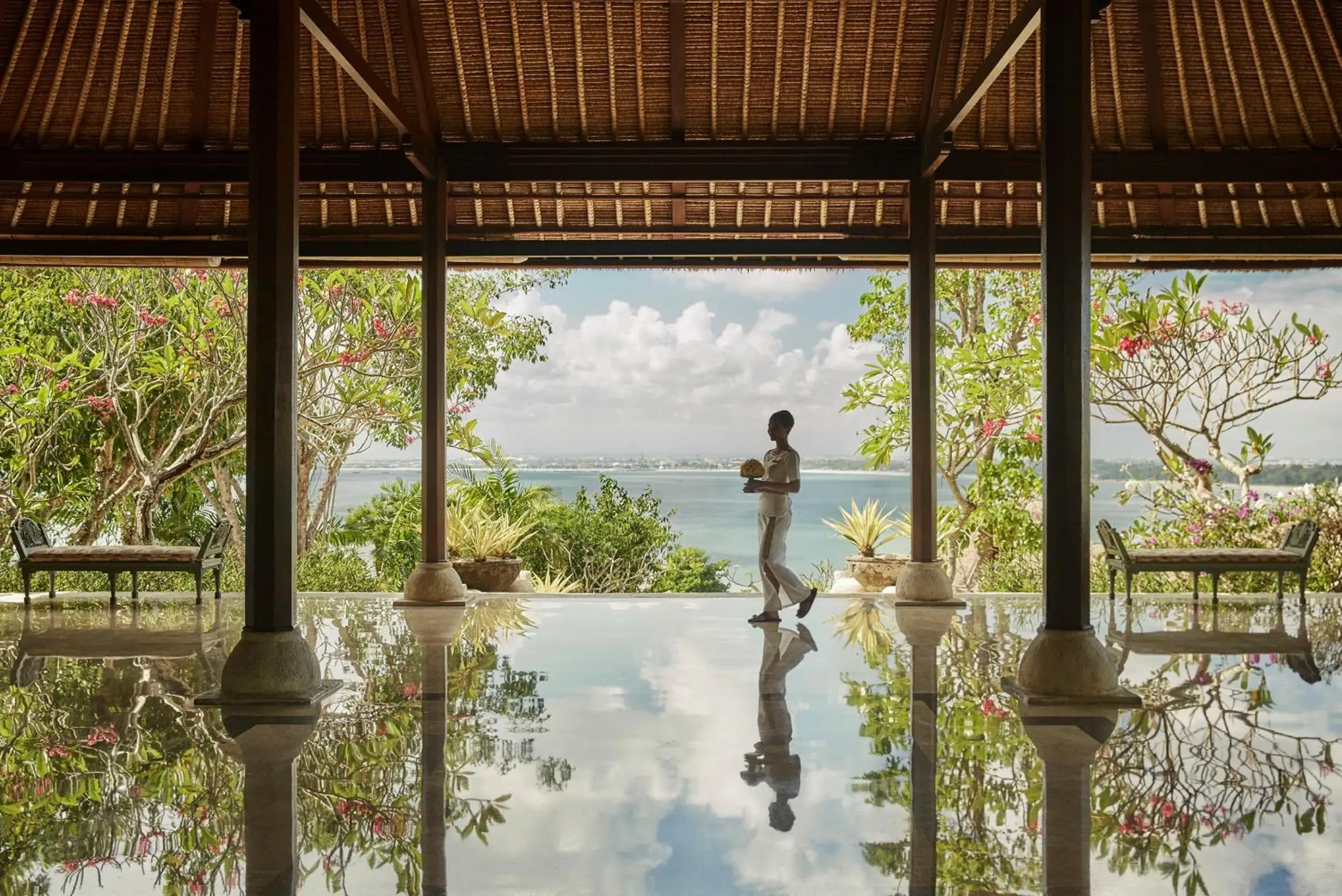 Property building in Four Seasons Resort Bali at Jimbaran Bay Property building in Four Seasons Resort Bali at Jimbaran Bay