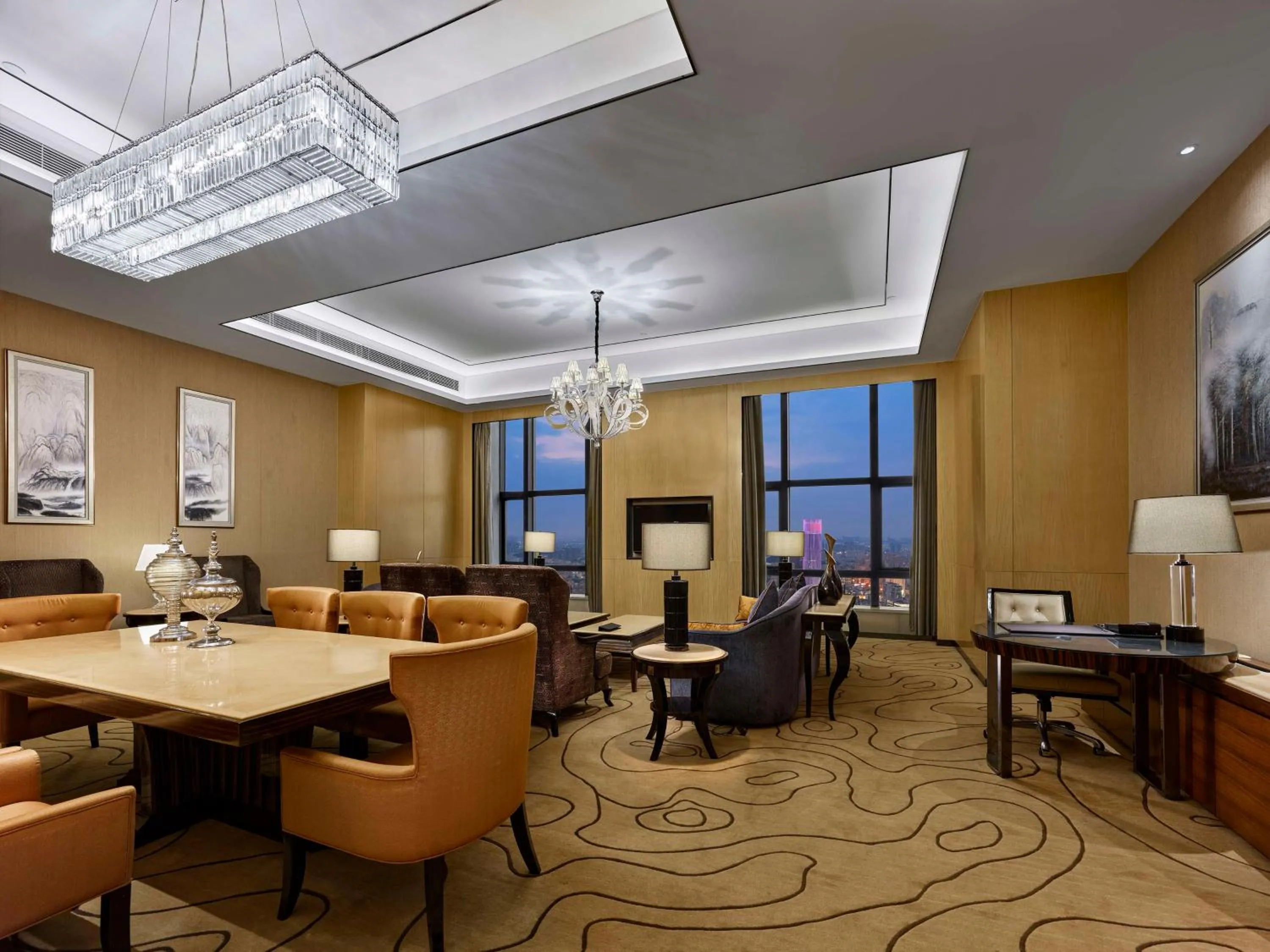 Living room in Hilton Zhongshan Downtown