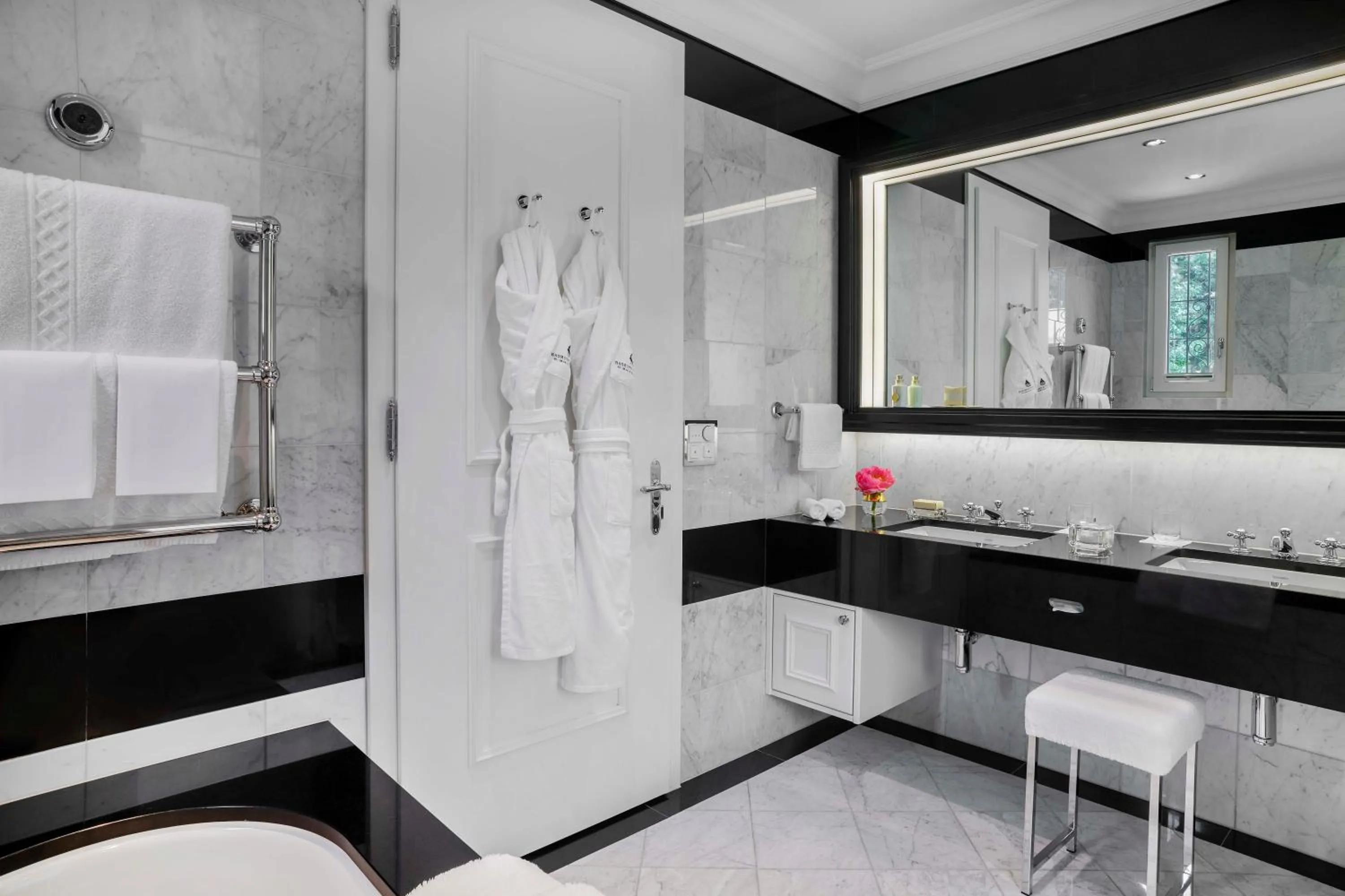 Bathroom in Badrutt's Palace Hotel St Moritz