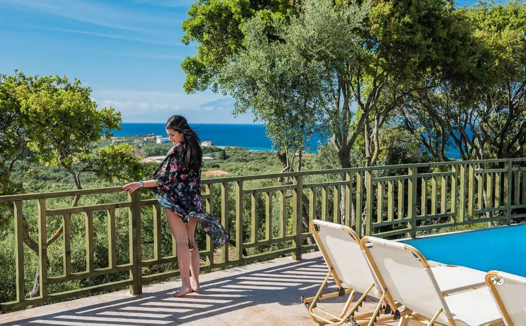 Pool view in Lofos Soilis