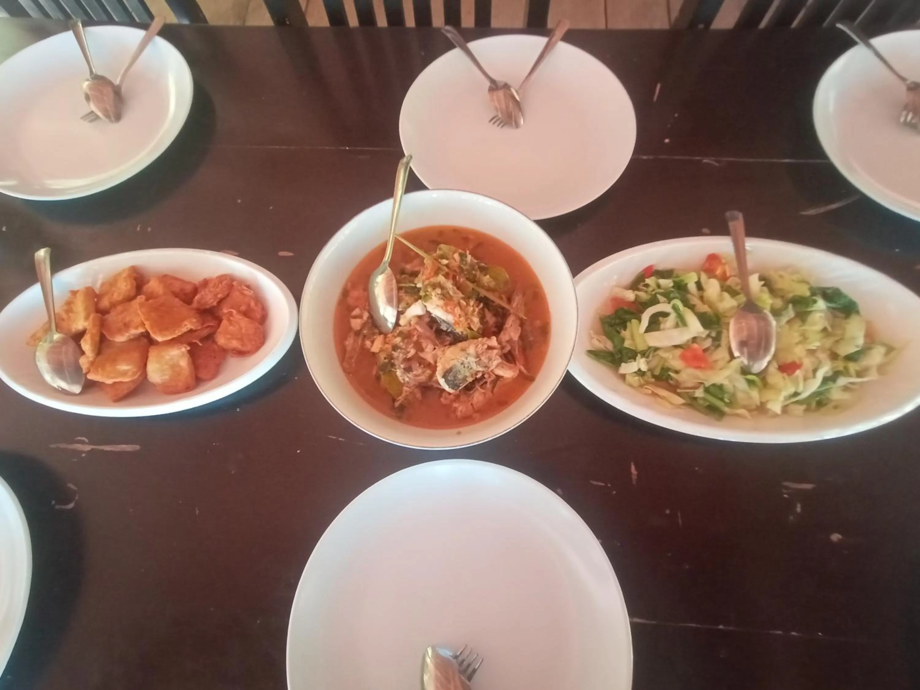 Food and drinks in Tanjung Kalemo Resort