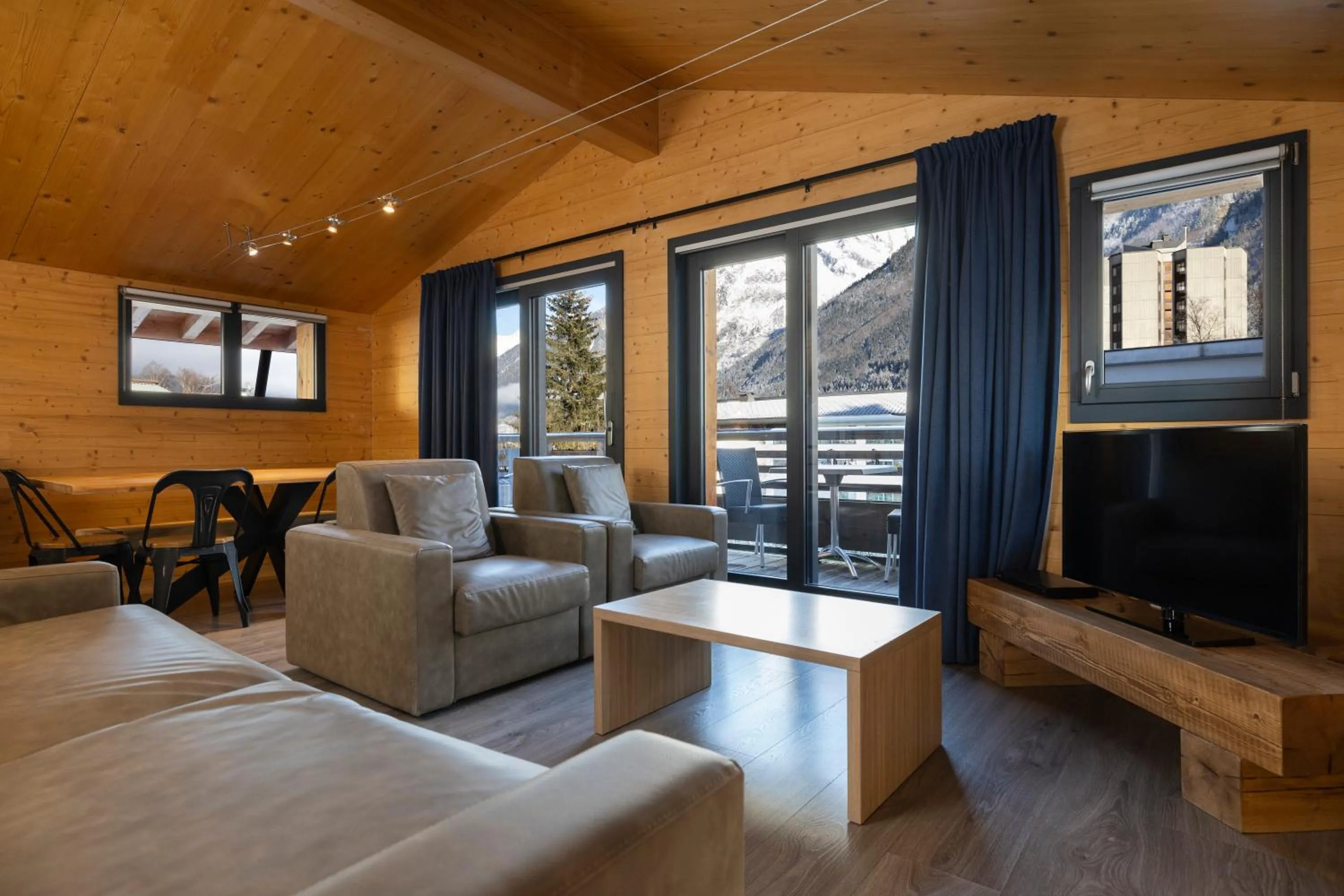 Balcony/Terrace in Hôtel de L'Arve by HappyCulture