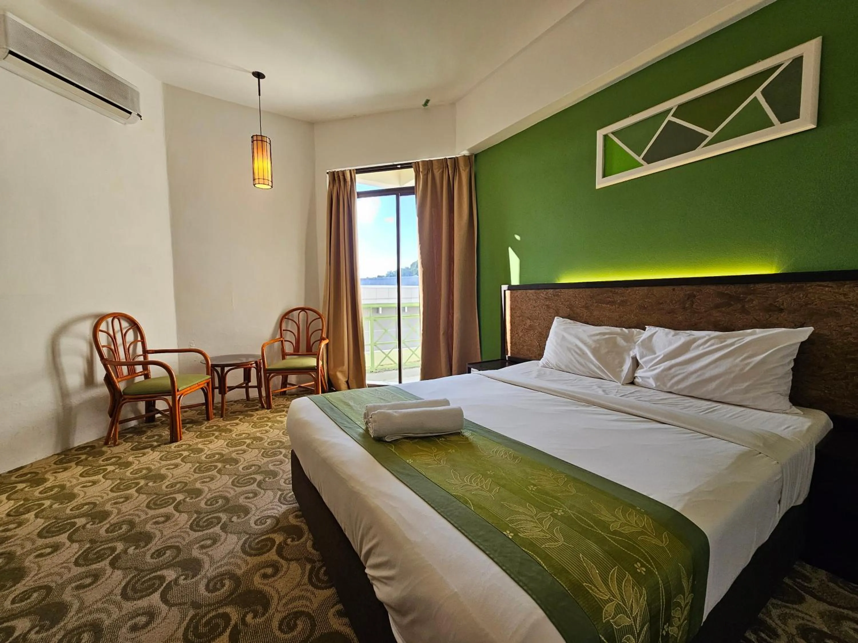 Bed in De Greenish Village Langkawi