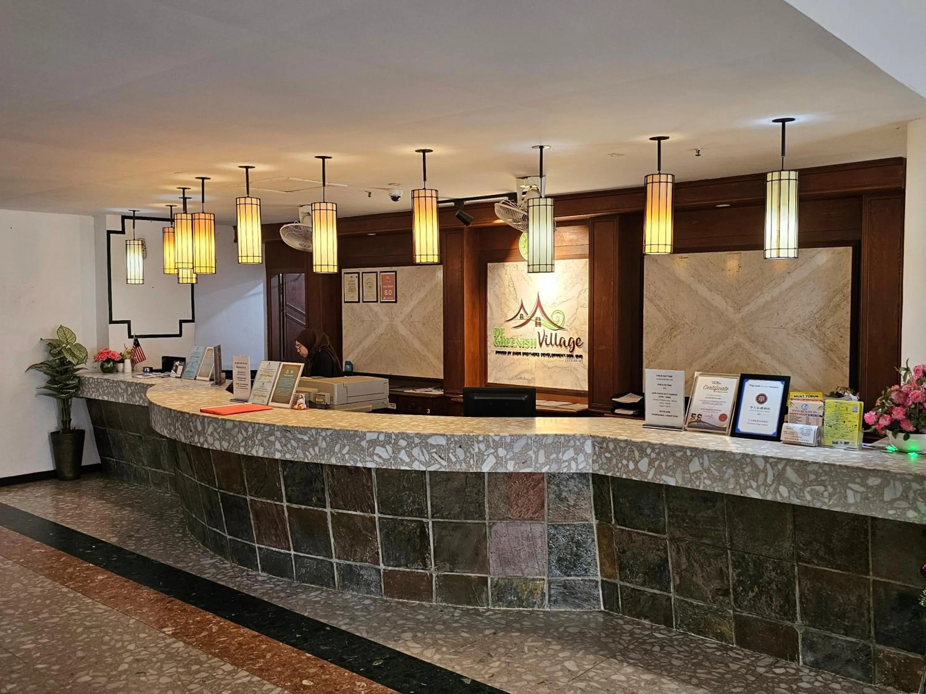 Lobby or reception in De Greenish Village Langkawi