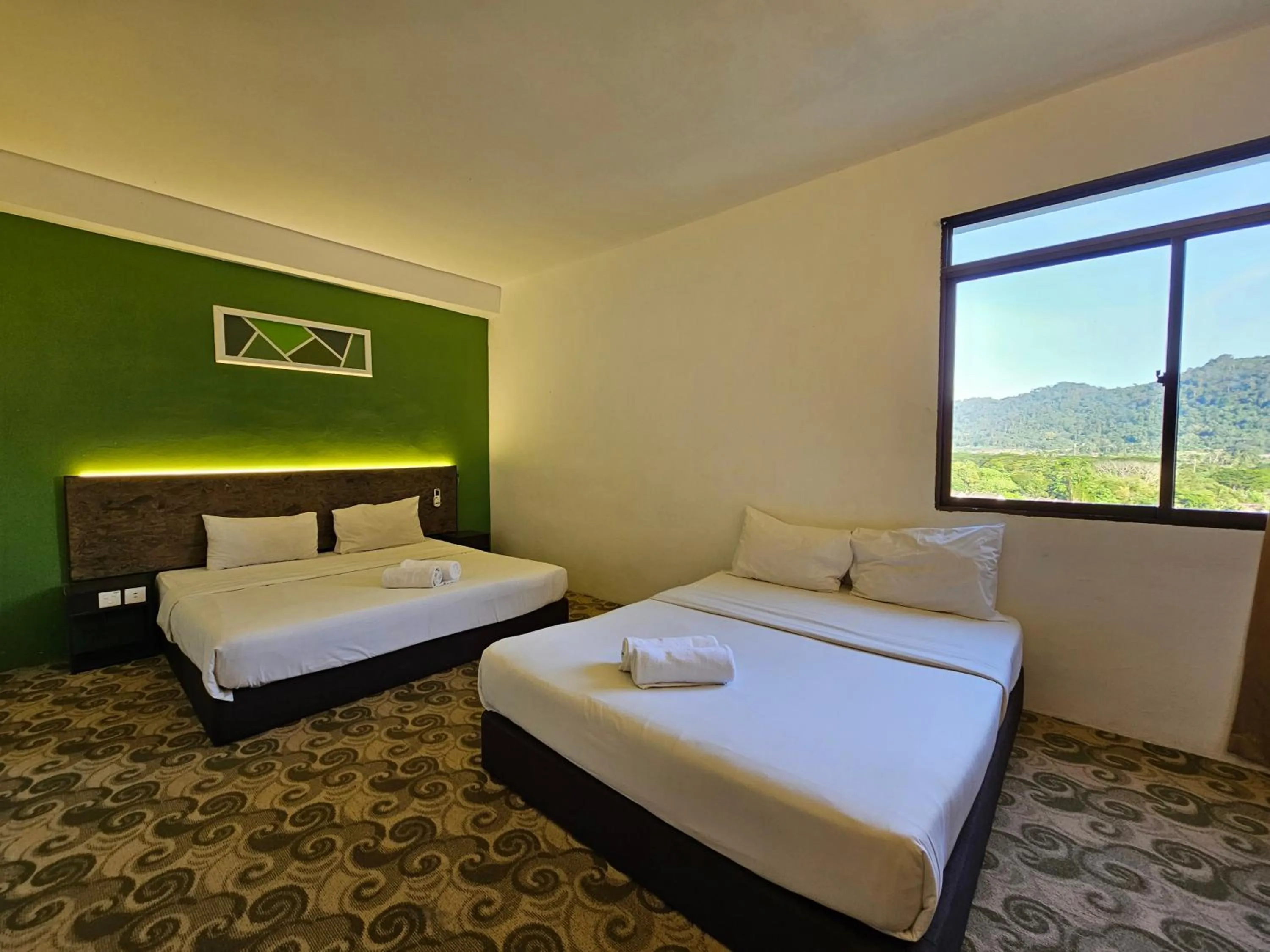 Bed in De Greenish Village Langkawi