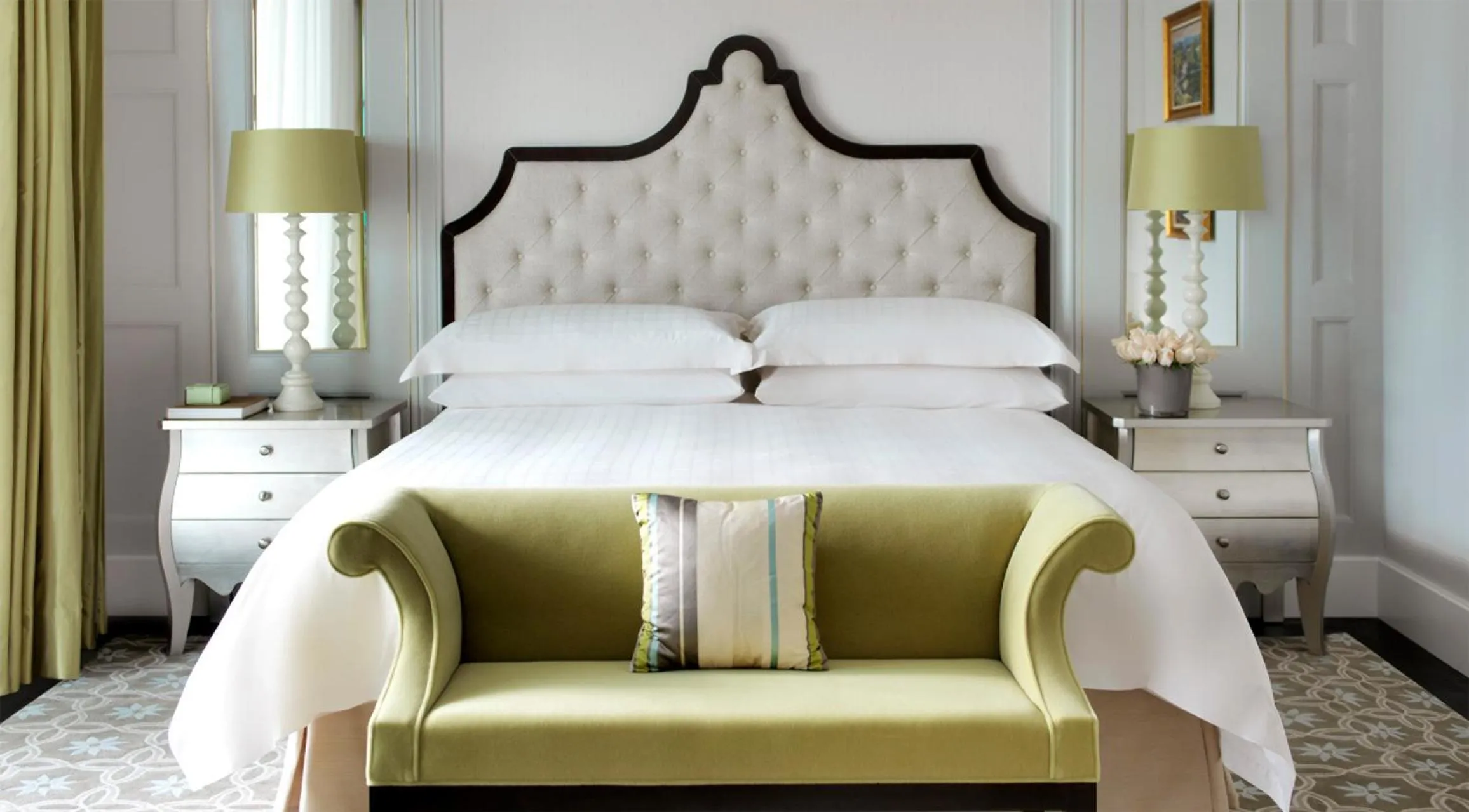 Bed in Four Seasons Hotel Baku