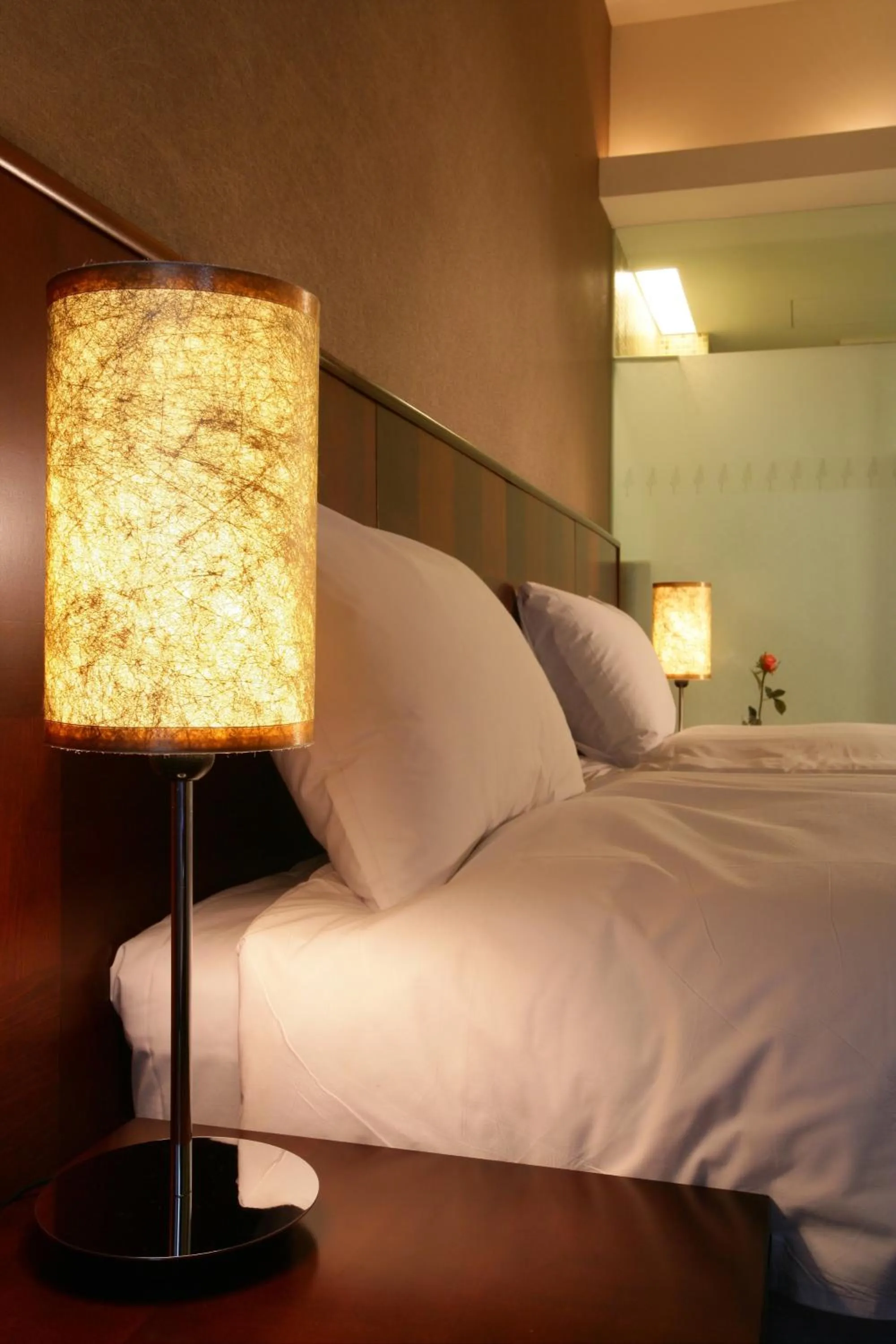 Decorative detail, Bed in In One City Inn