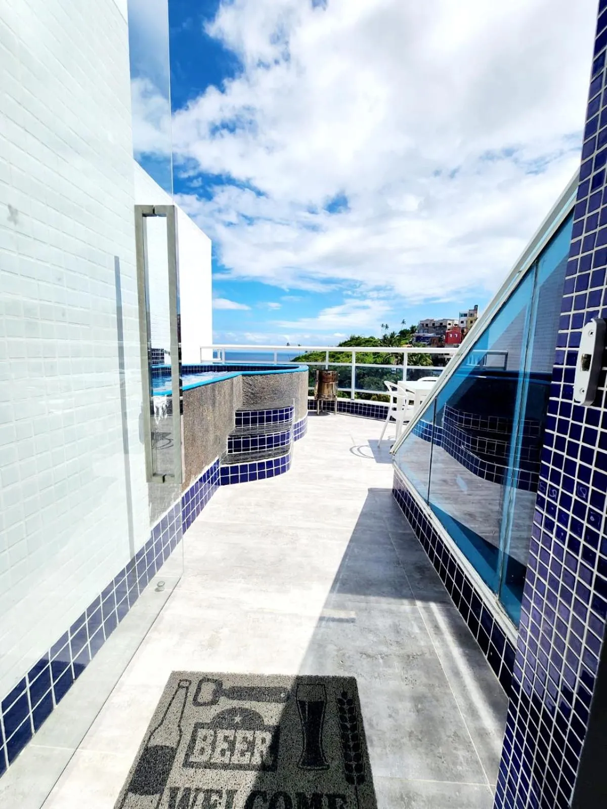 Balcony/Terrace in Cobertura em Ondina