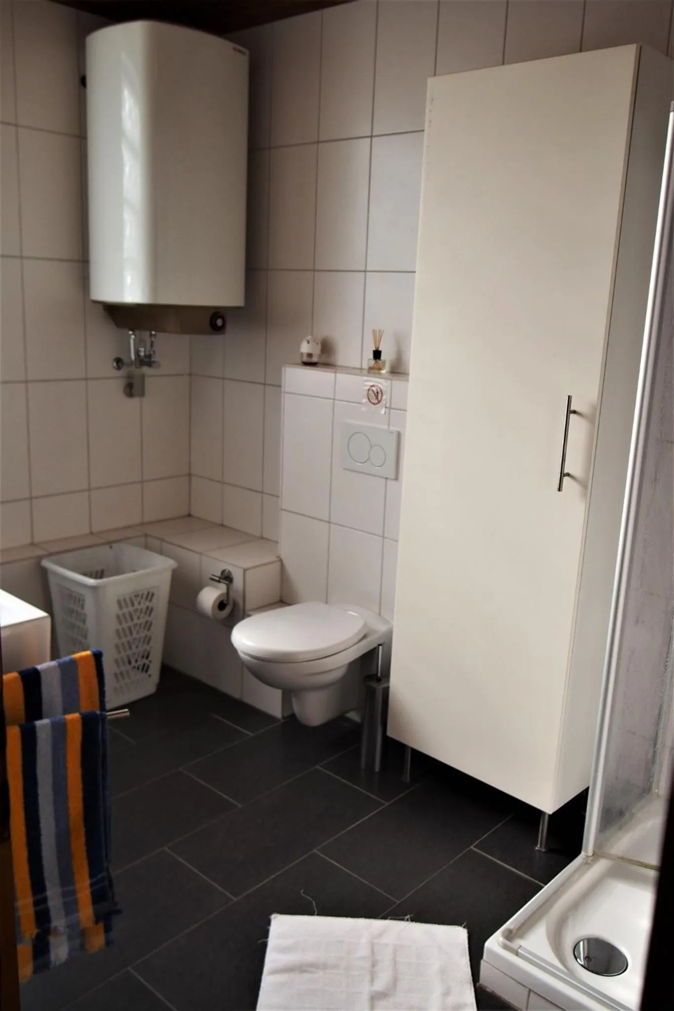 Bathroom in Ferienwohnung Seidenfaden
